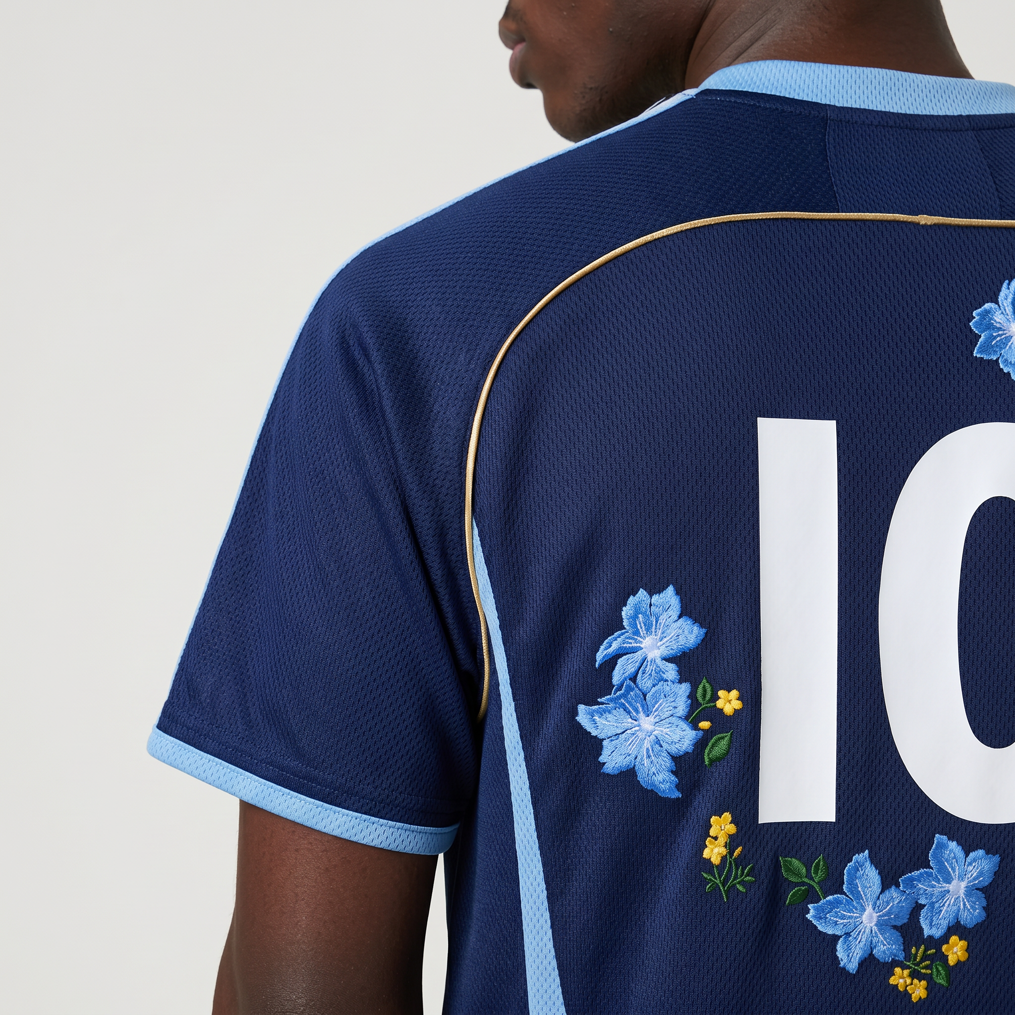 ARGENTINA EMBROIDERED JERSEY