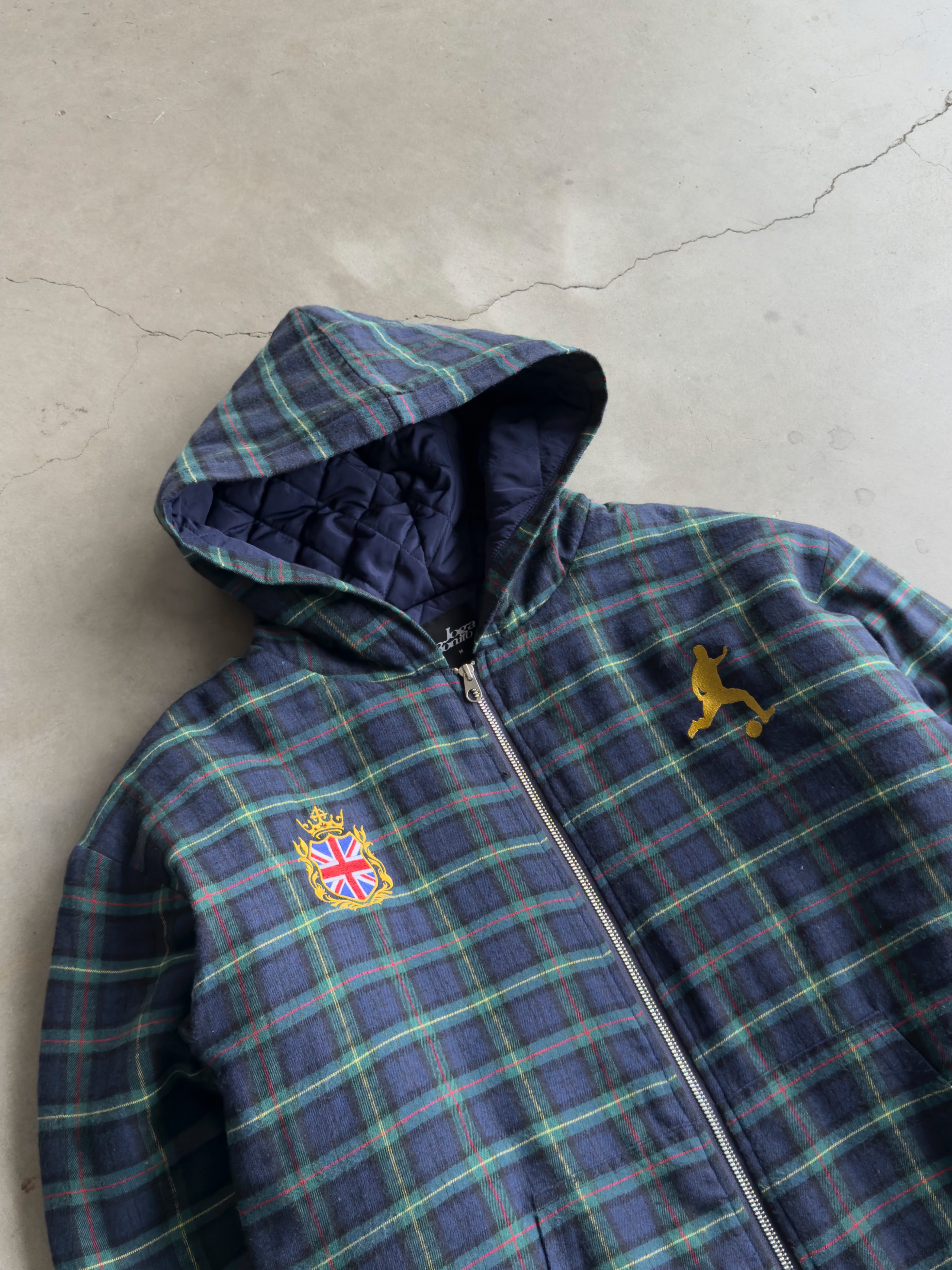 Union Jack Plaid Zipup