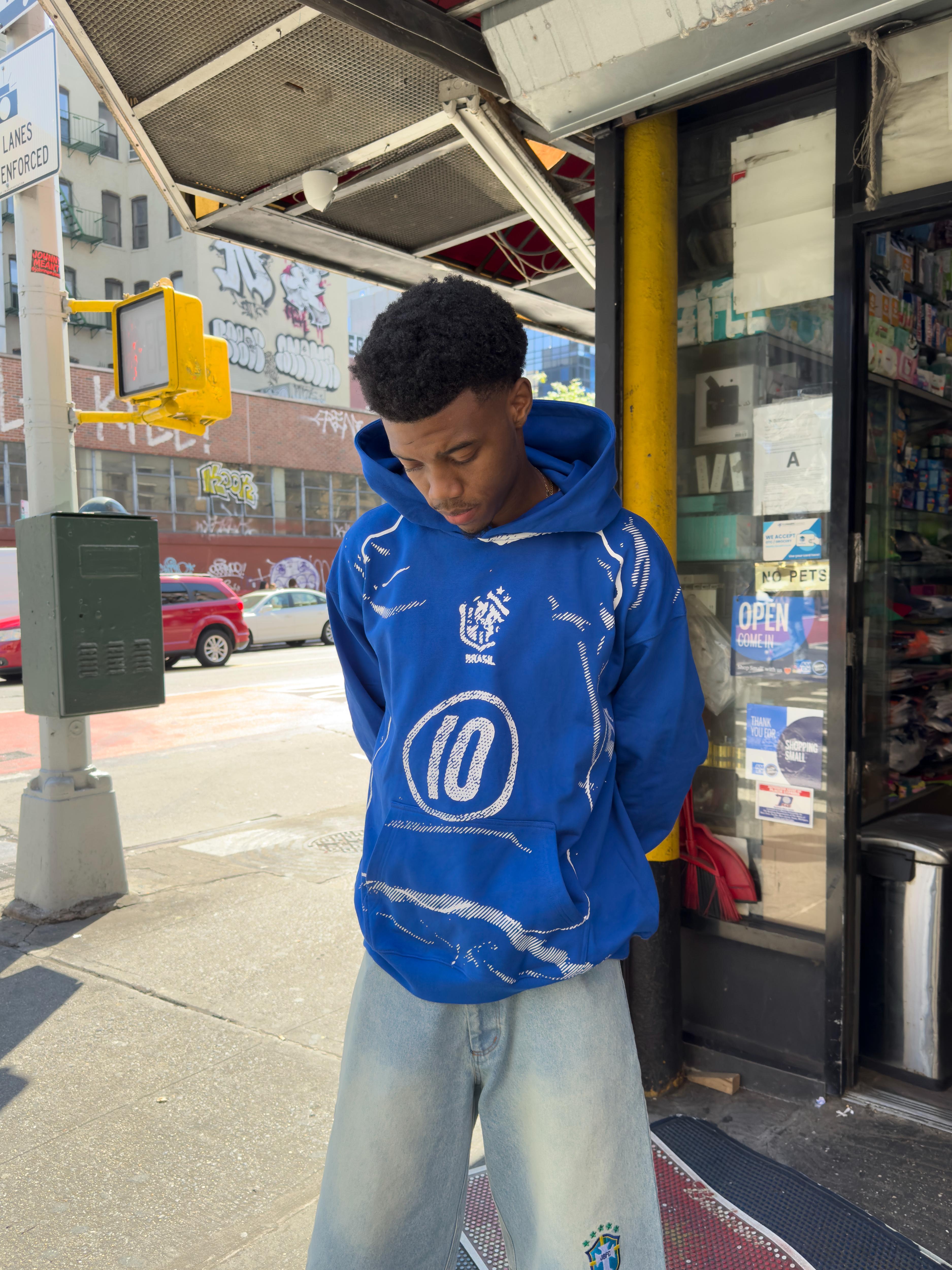 R10 Jersey Hoodie