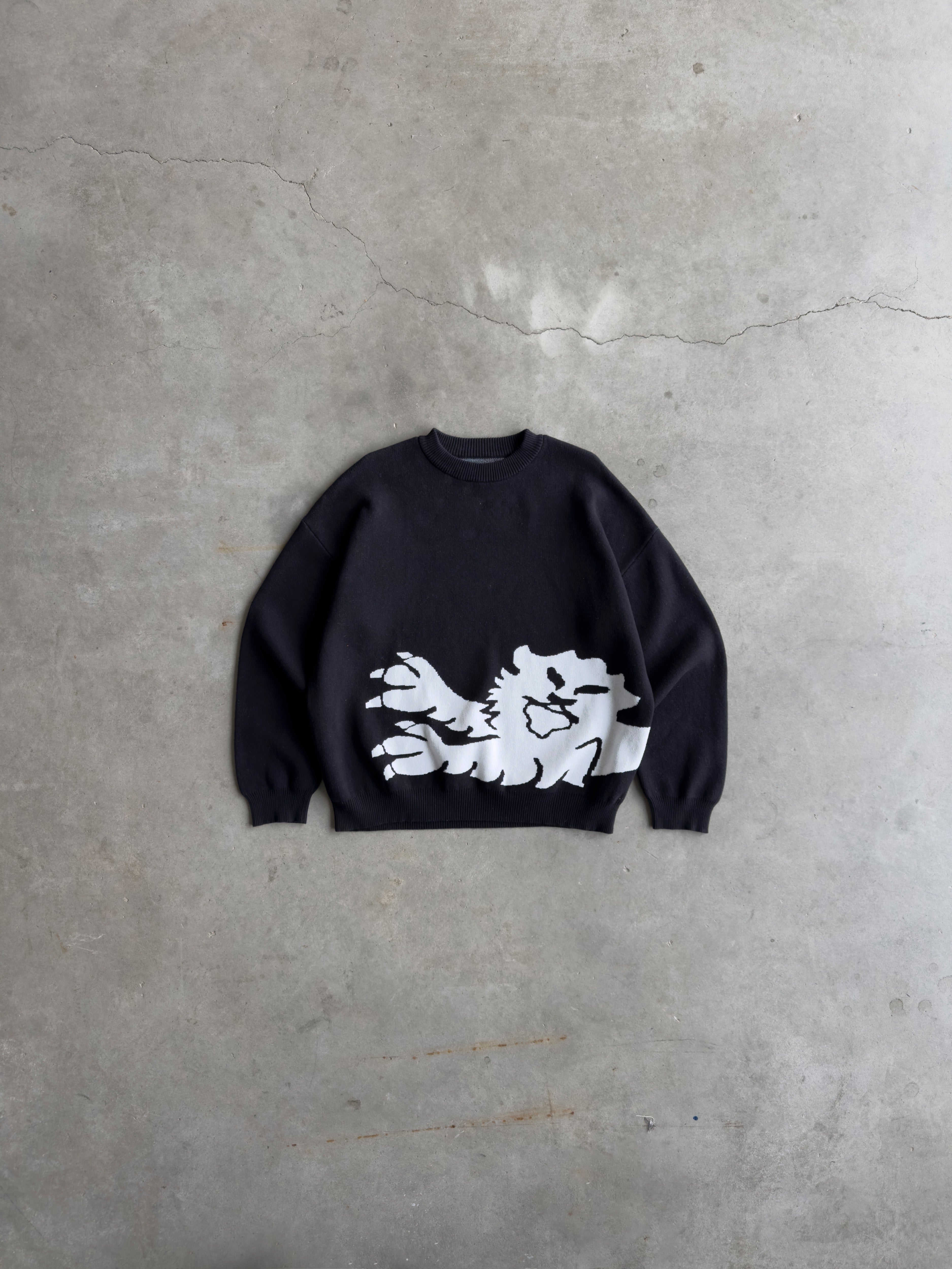 England Lion Knit Sweater