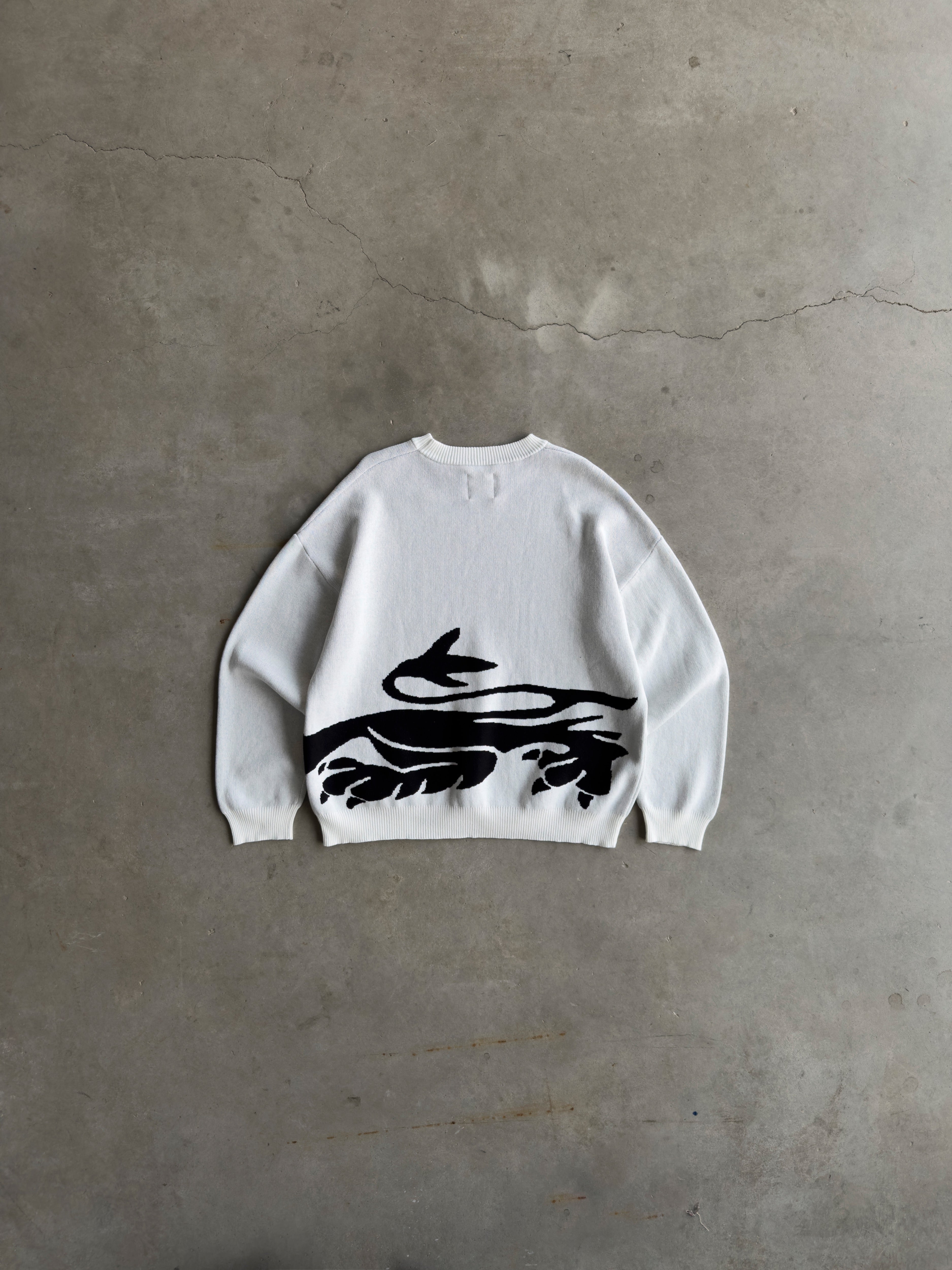 England Lion Knit Sweater