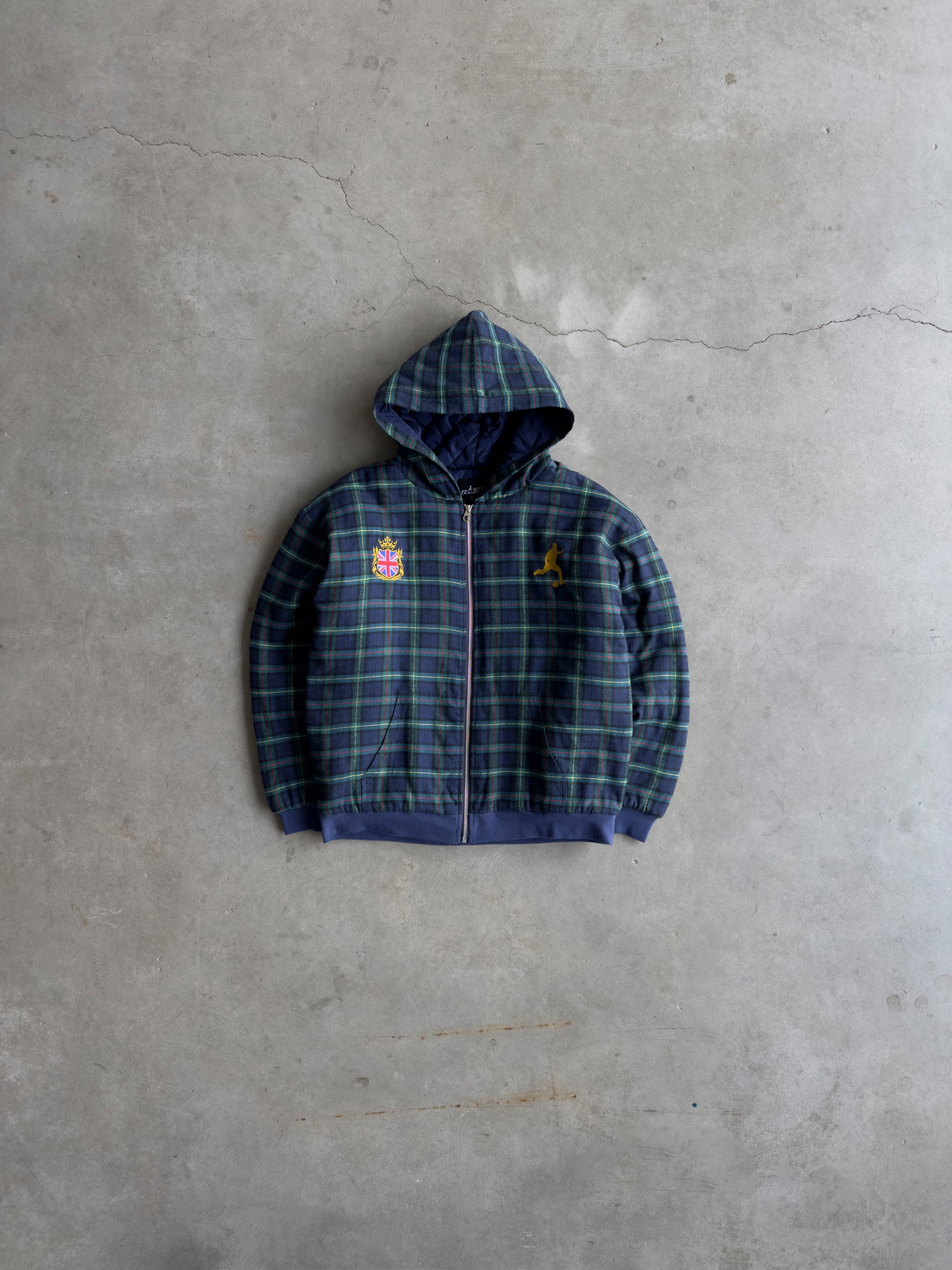 Union Jack Plaid Zipup