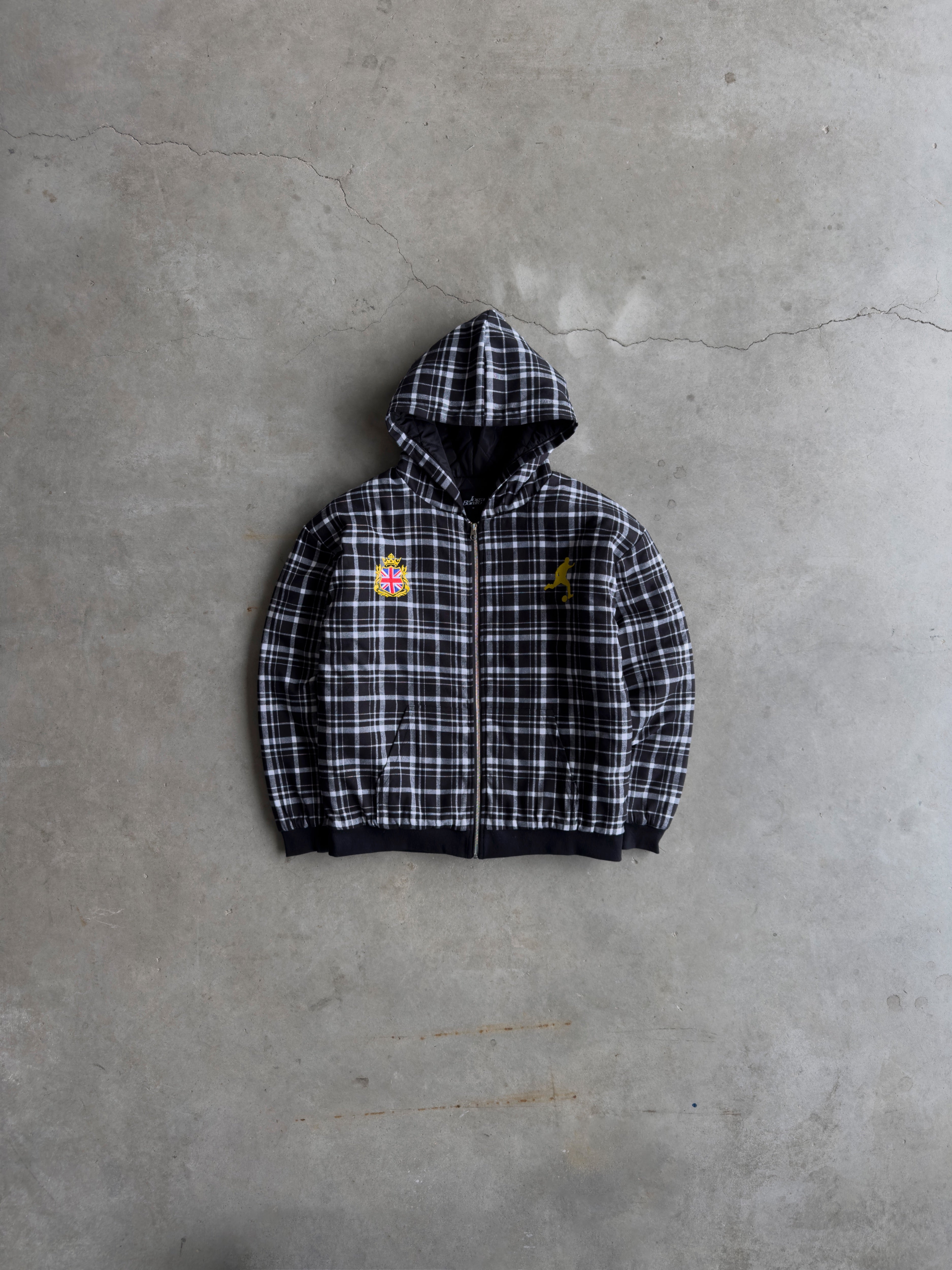 Union Jack Plaid Zipup