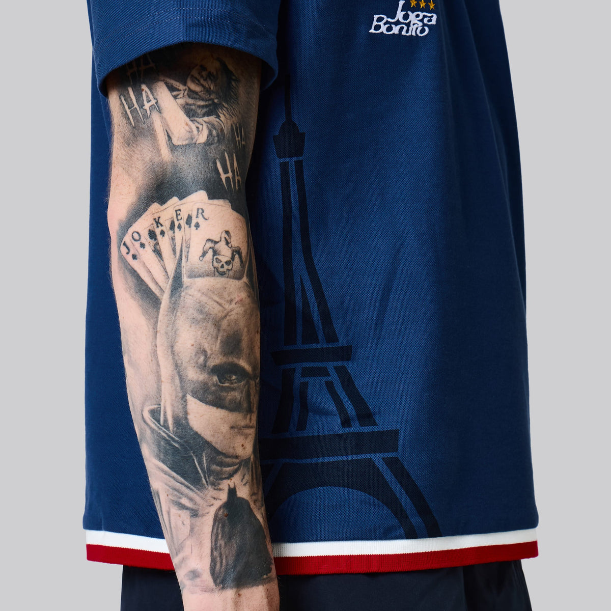 Joga Bonito Polo (Navy / Red / White)