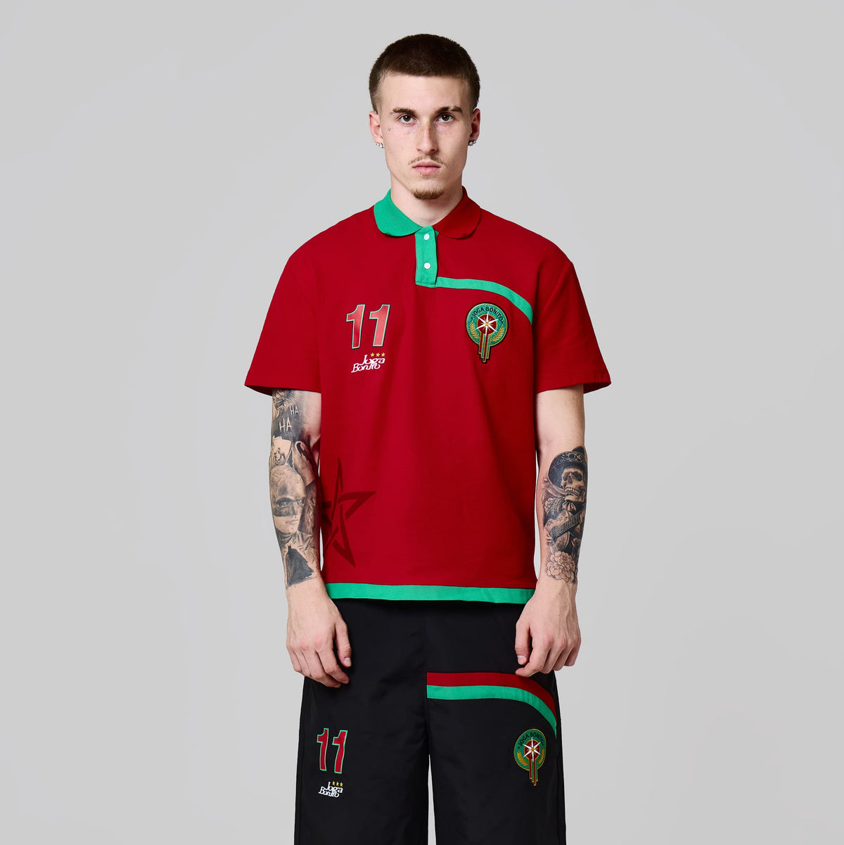 Joga Bonito Polo (Red / Green)