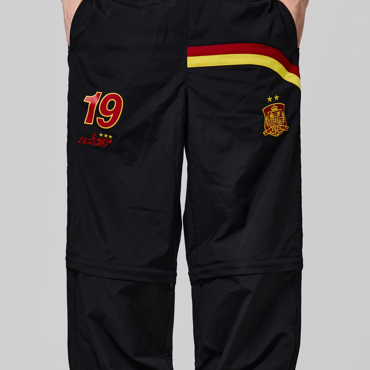 Joga Bonito Trackpant (Black / Red / Gold)