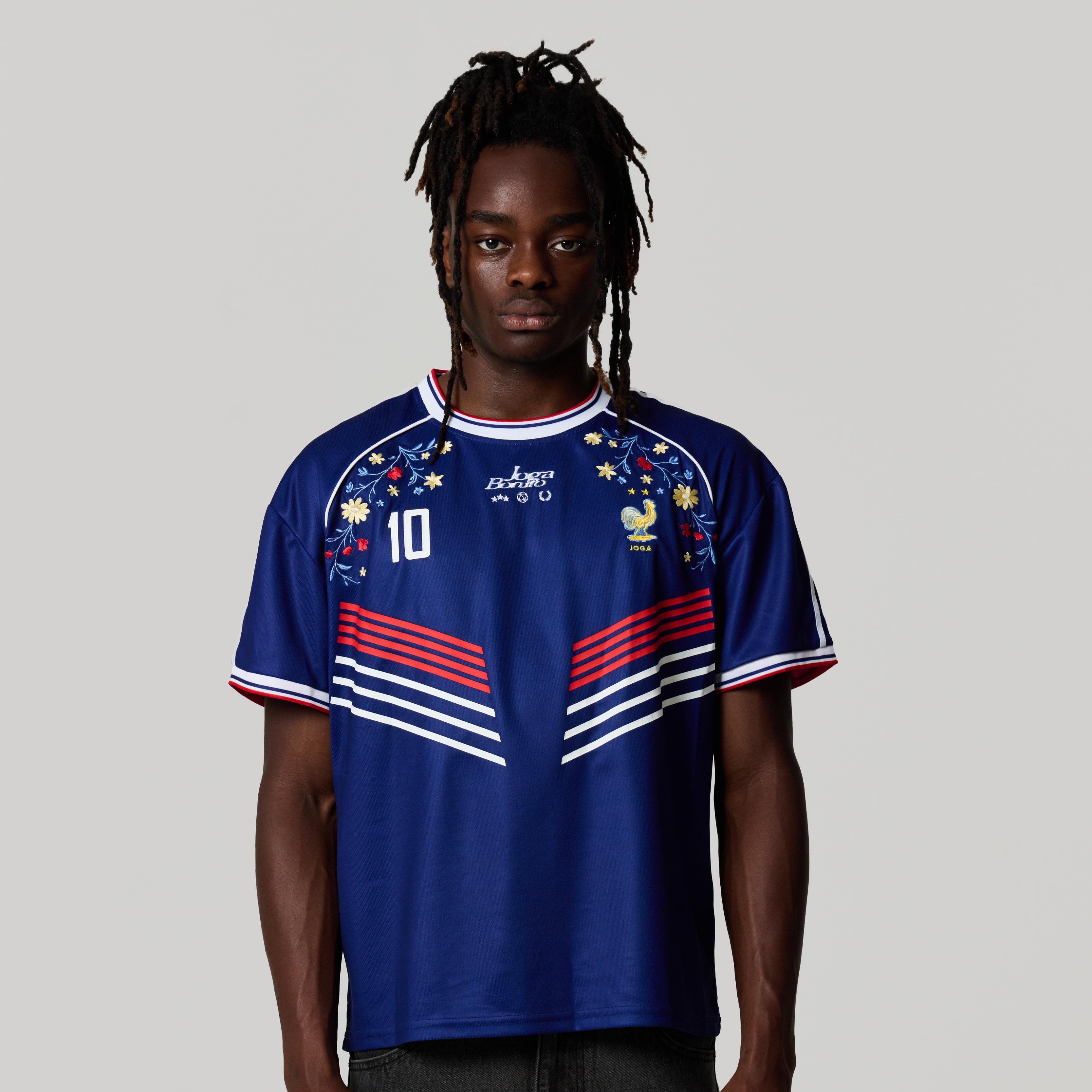 FRANCE EMBROIDERED JERSEY