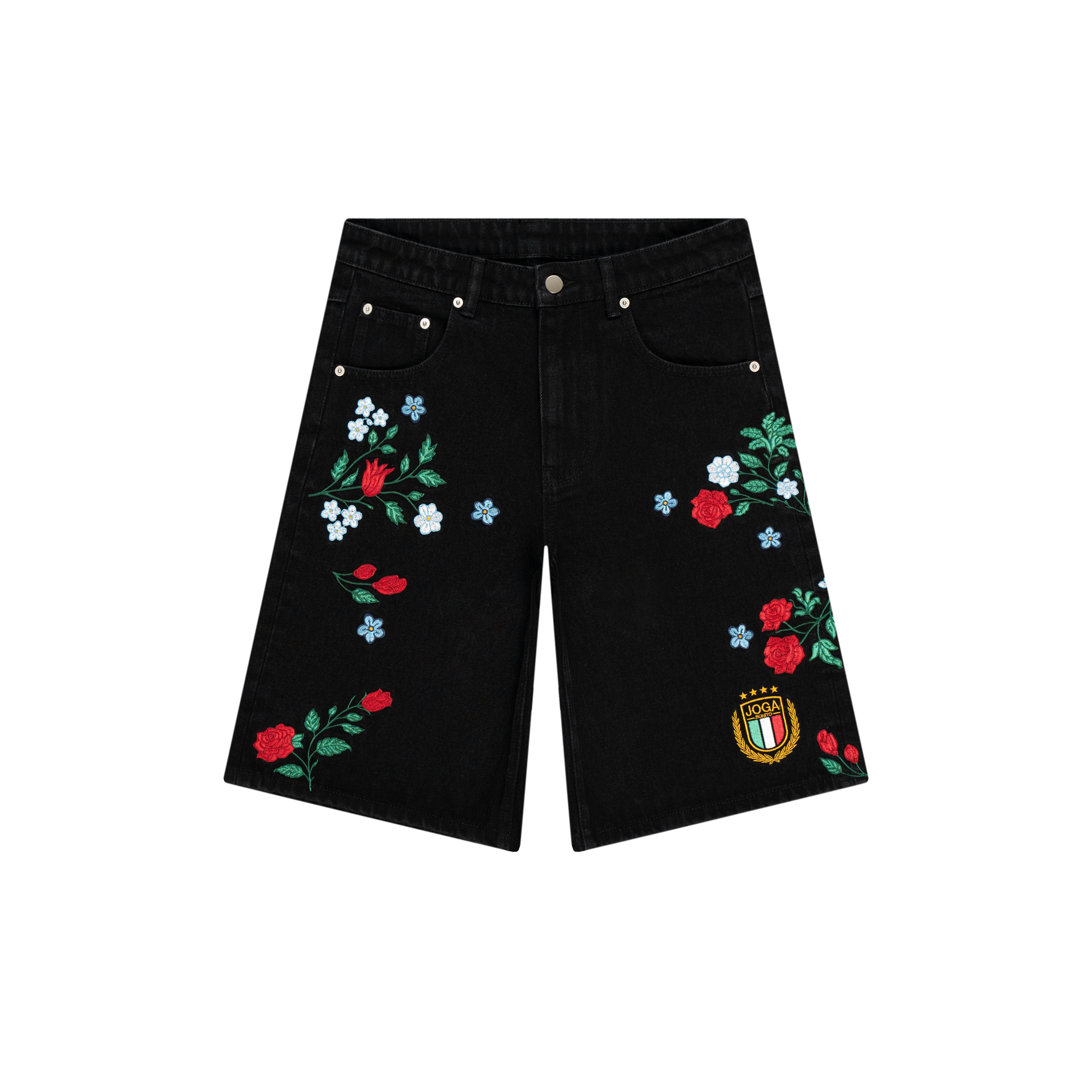 ITALY EMBROIDERED JORTS