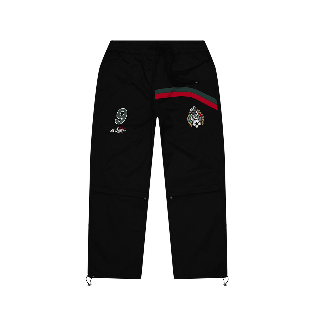 Joga Bonito Trackpant (Black / Green / Red)