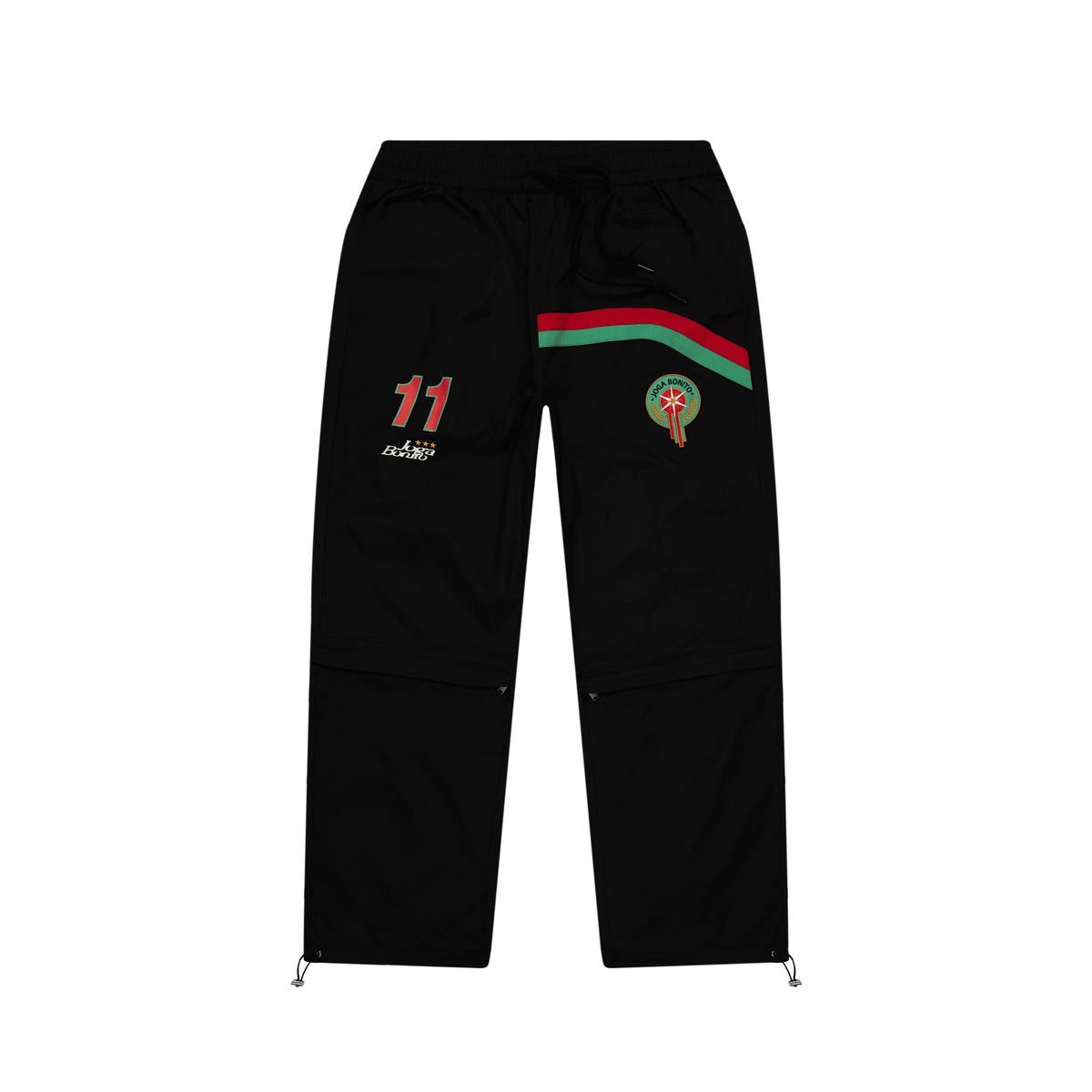 Joga Bonito Trackpant (Black / Red / Green)