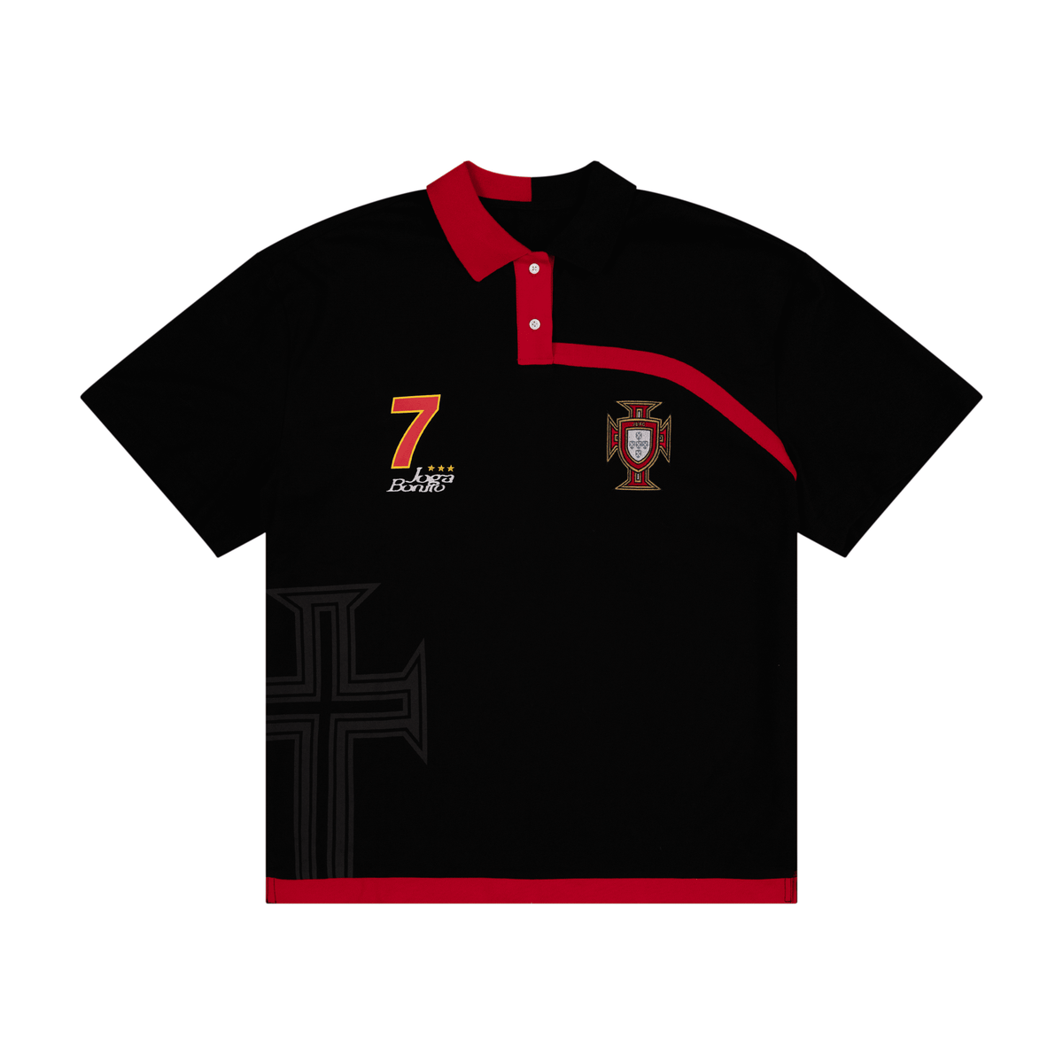 Joga Bonito Polo (Red / Black)