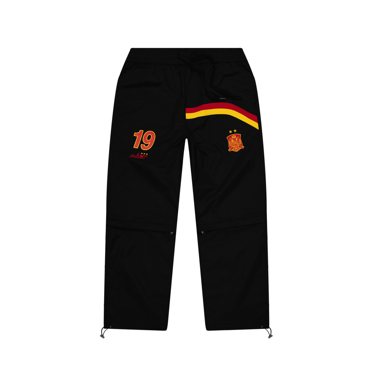 Joga Bonito Trackpant (Black / Red / Gold)