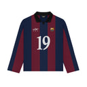 Long Sleeve Collared Polo