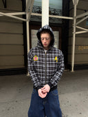 Union Jack Plaid Zipup