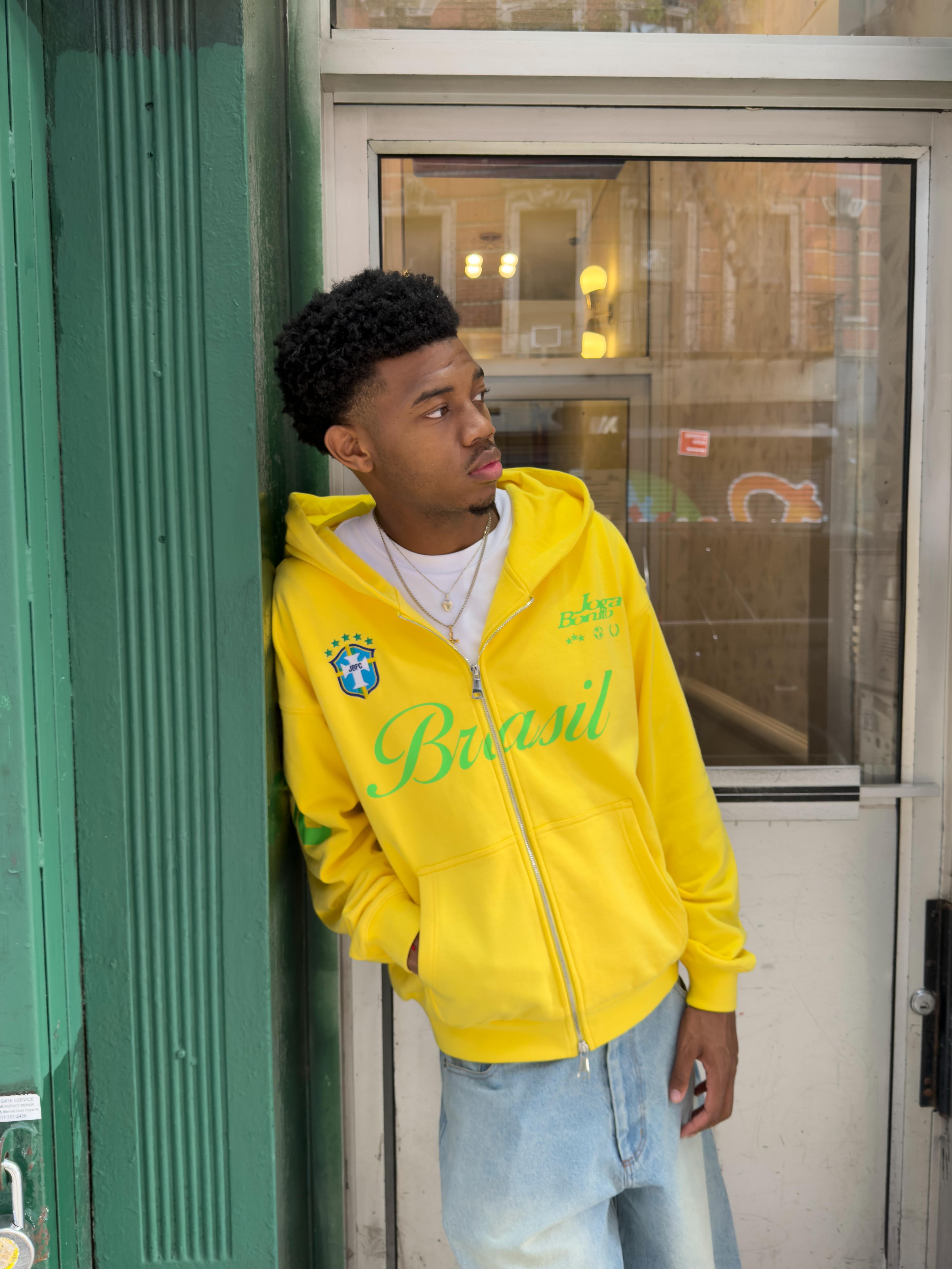 Brazil Zip Hoodie – Joga Bonito