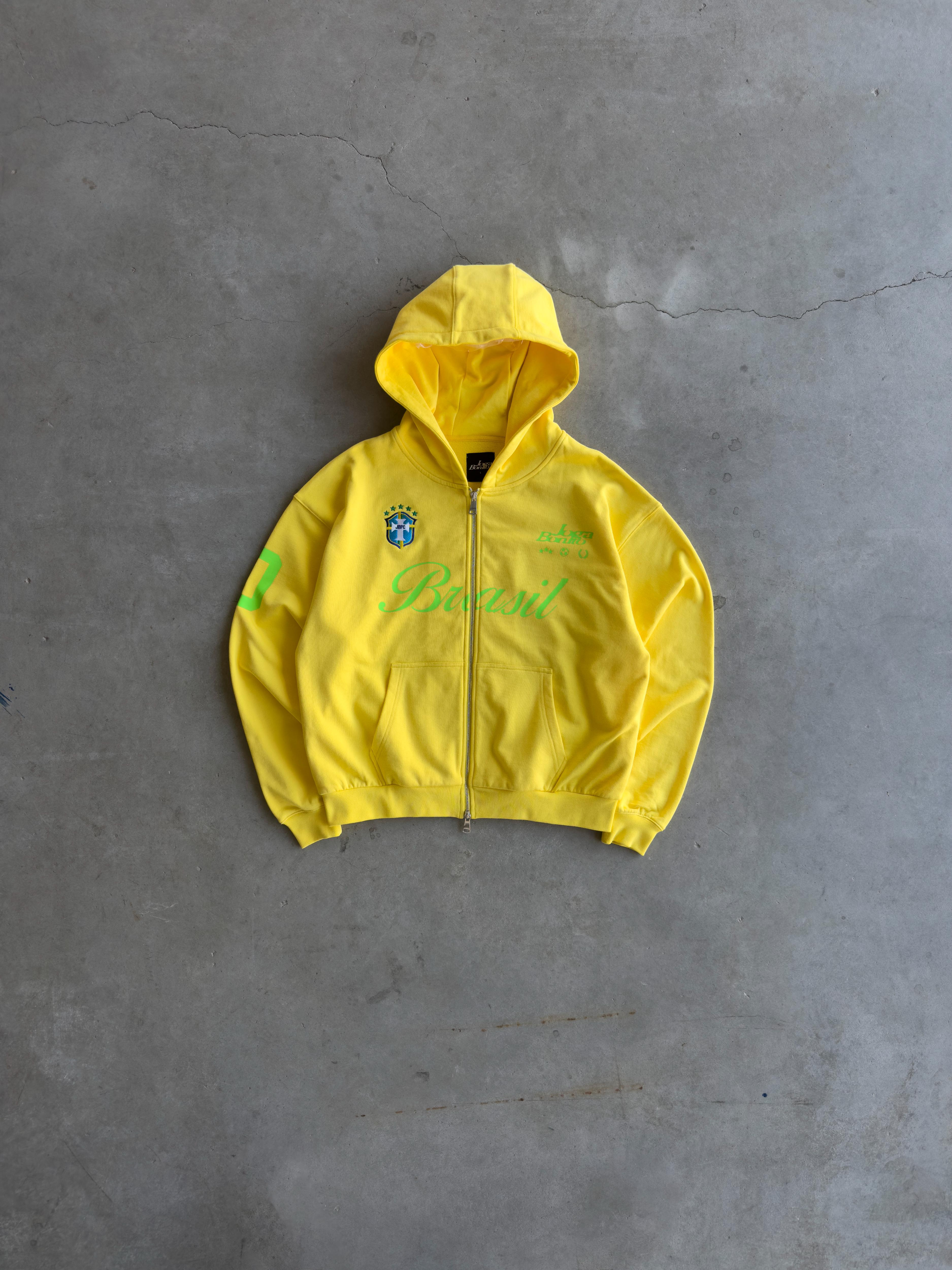 Brazil Zip Hoodie – Joga Bonito
