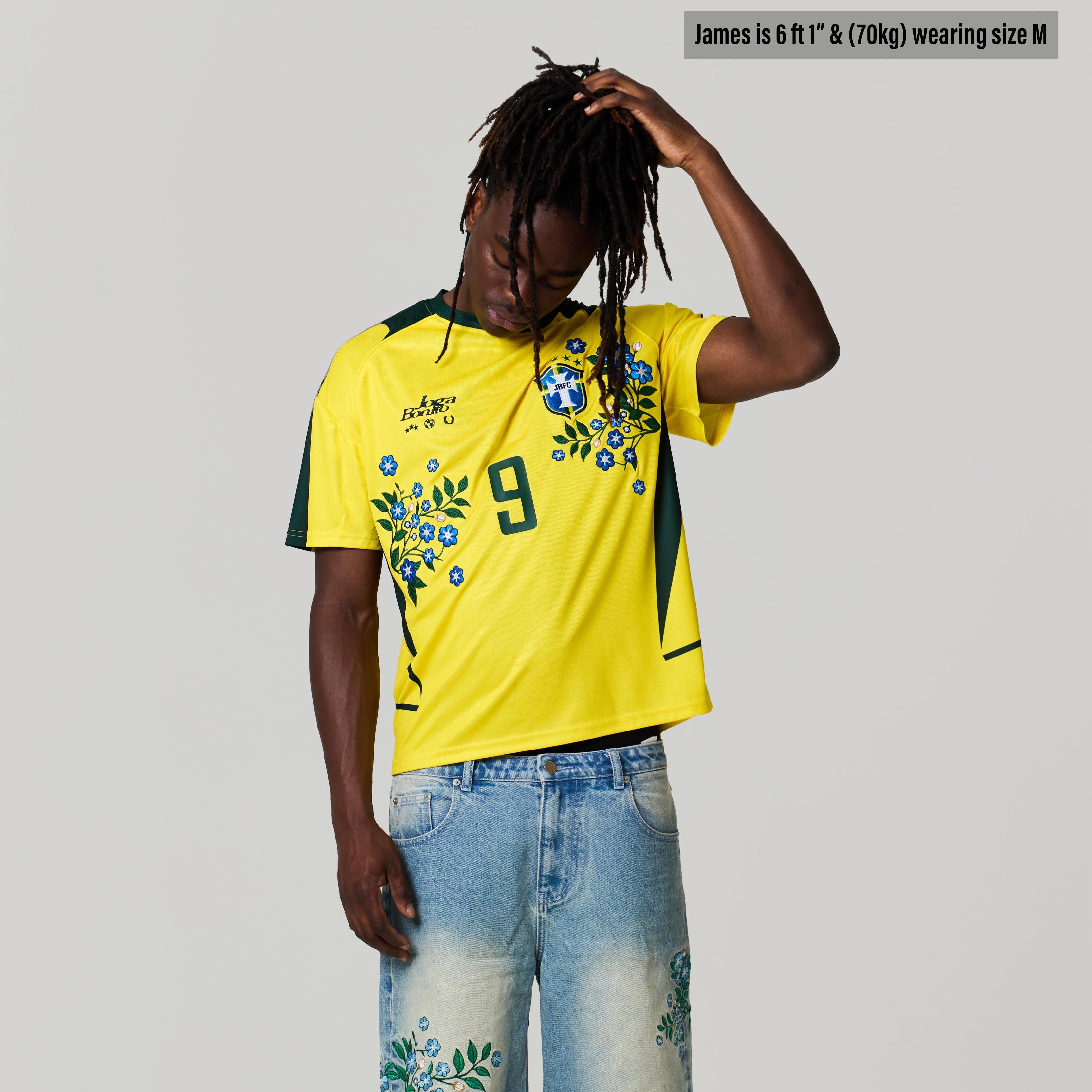 BRAZIL EMBROIDERED JERSEY