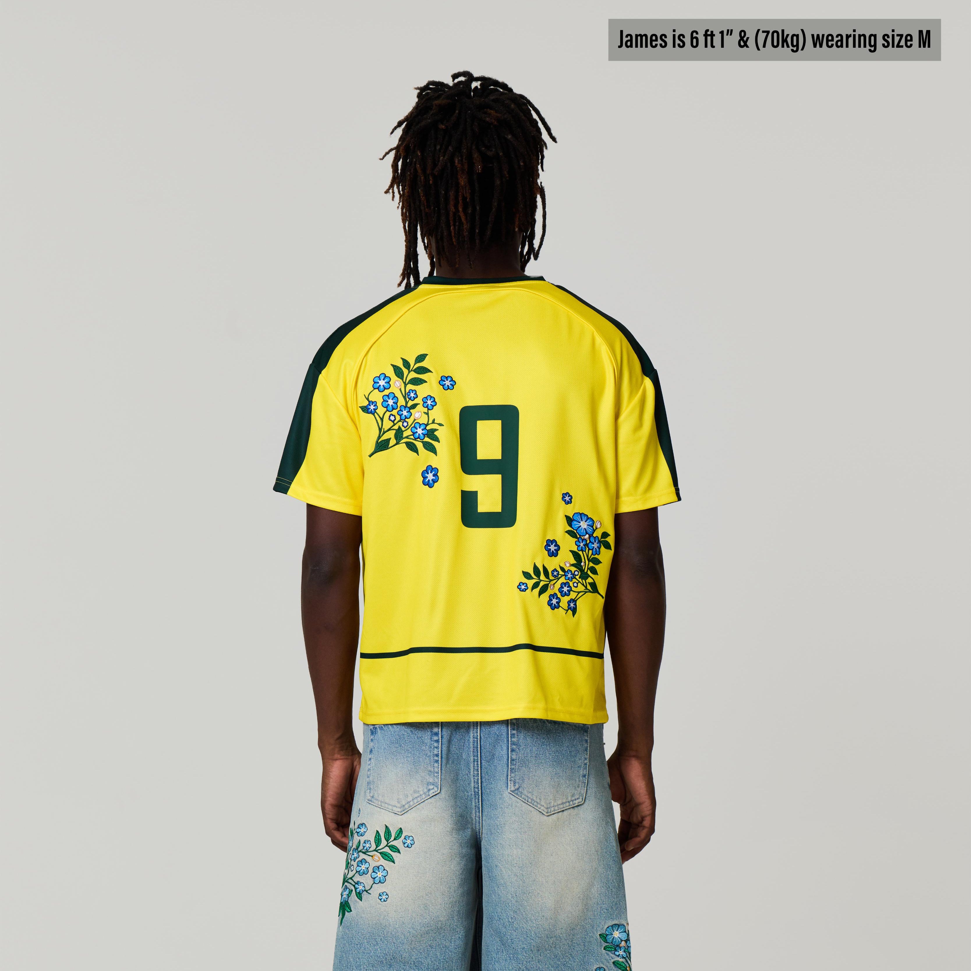 BRAZIL EMBROIDERED JERSEY
