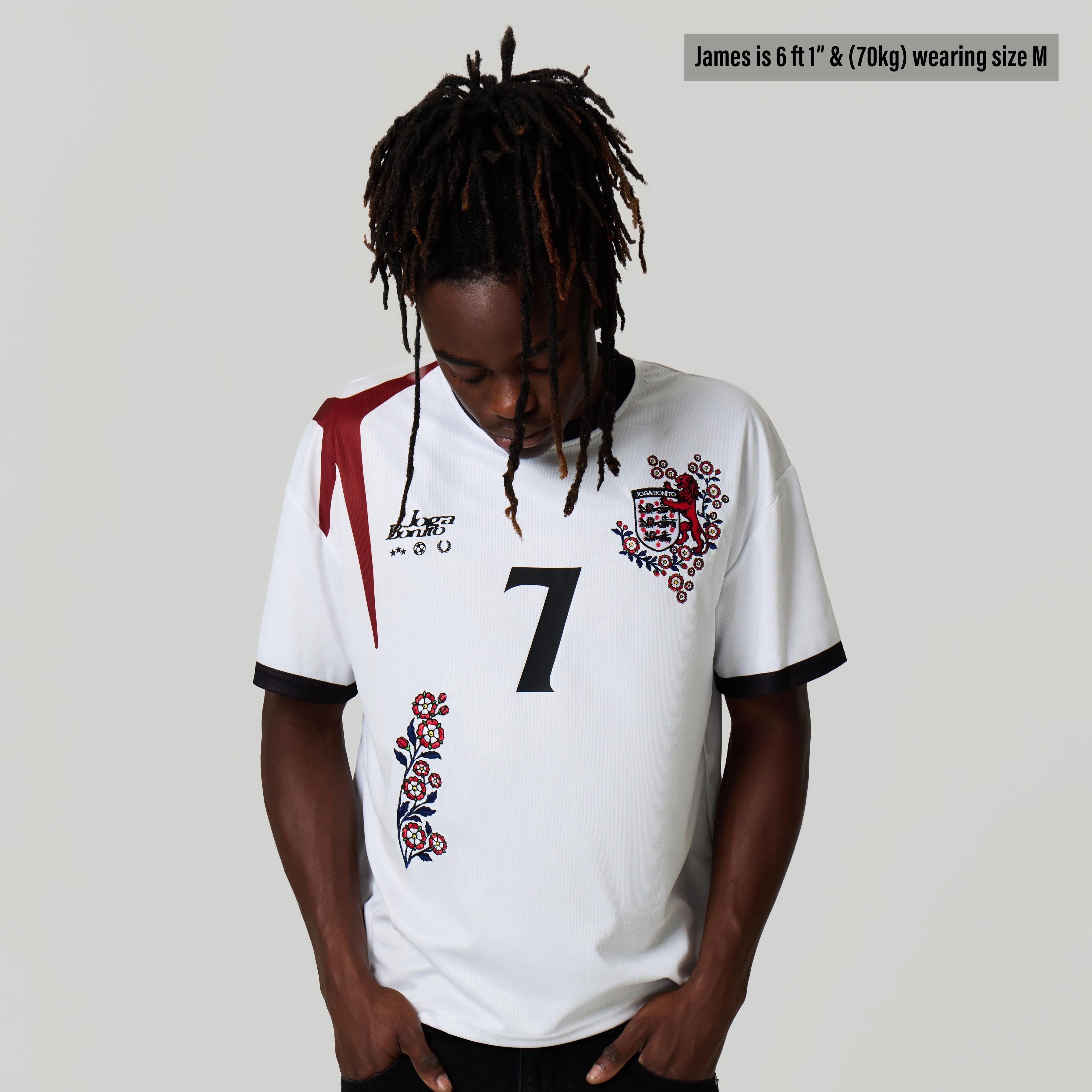 ENGLAND EMBROIDERED JERSEY