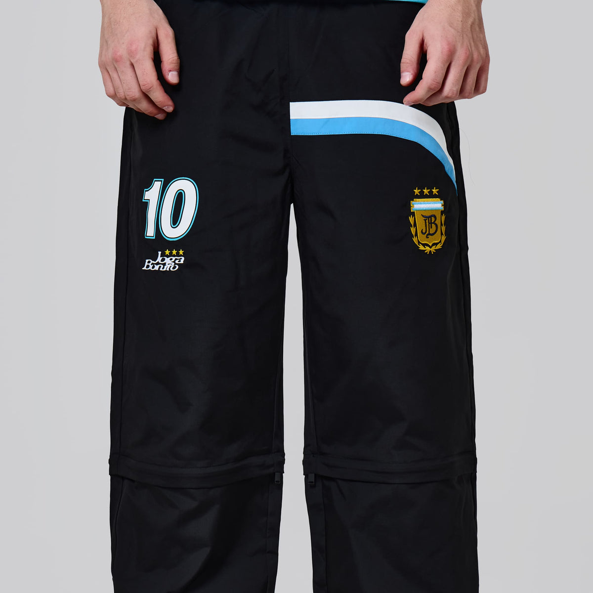 Joga Bonito Trackpant (Black / Baby Blue)