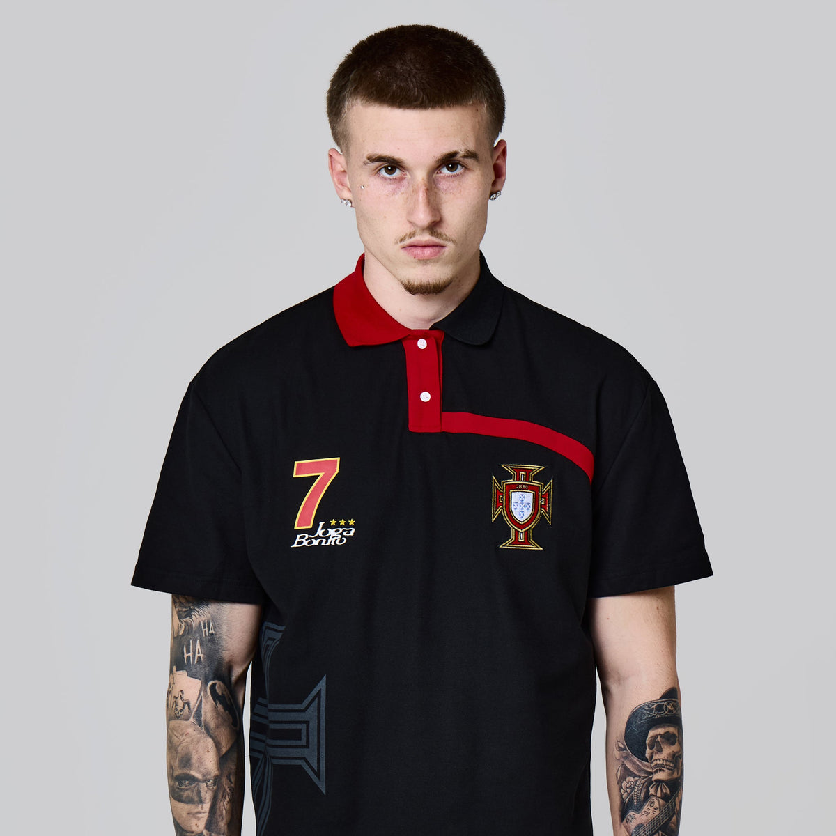 Joga Bonito Polo (Red / Black)
