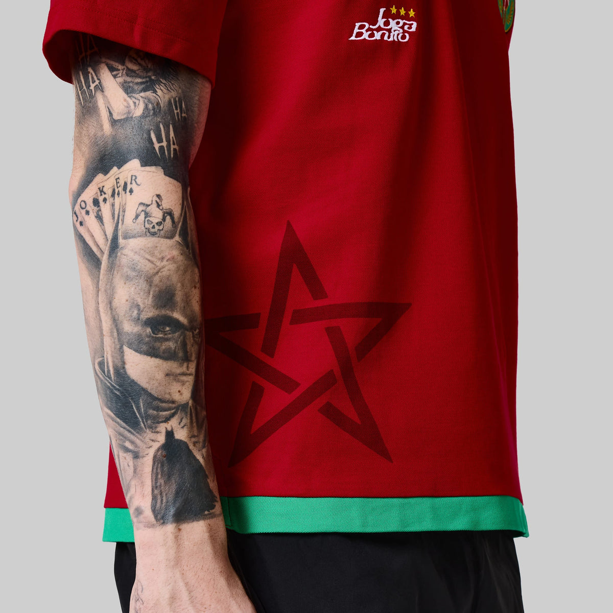 Joga Bonito Polo (Red / Green)