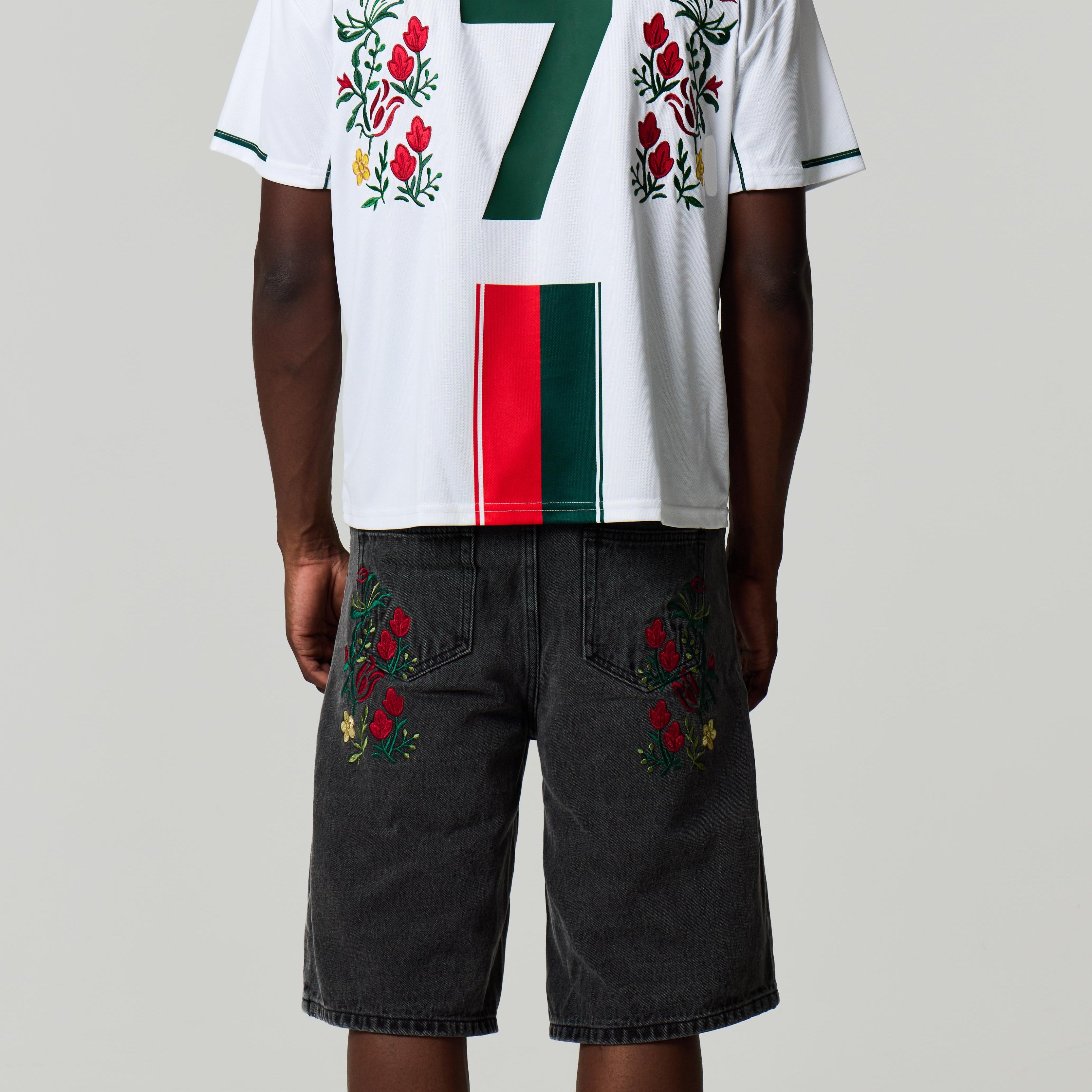 PORTUGAL EMBROIDERED JORTS