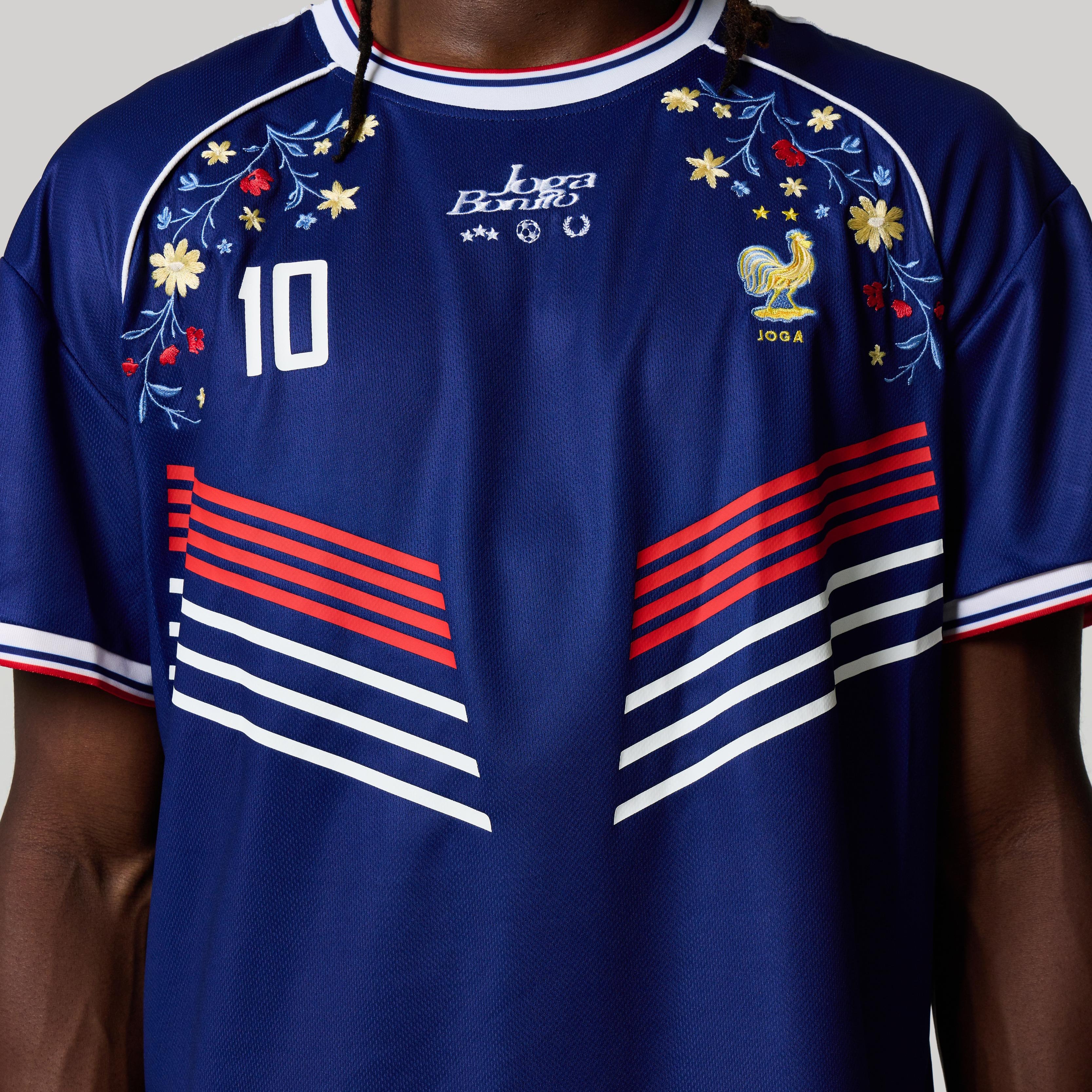 FRANCE EMBROIDERED JERSEY
