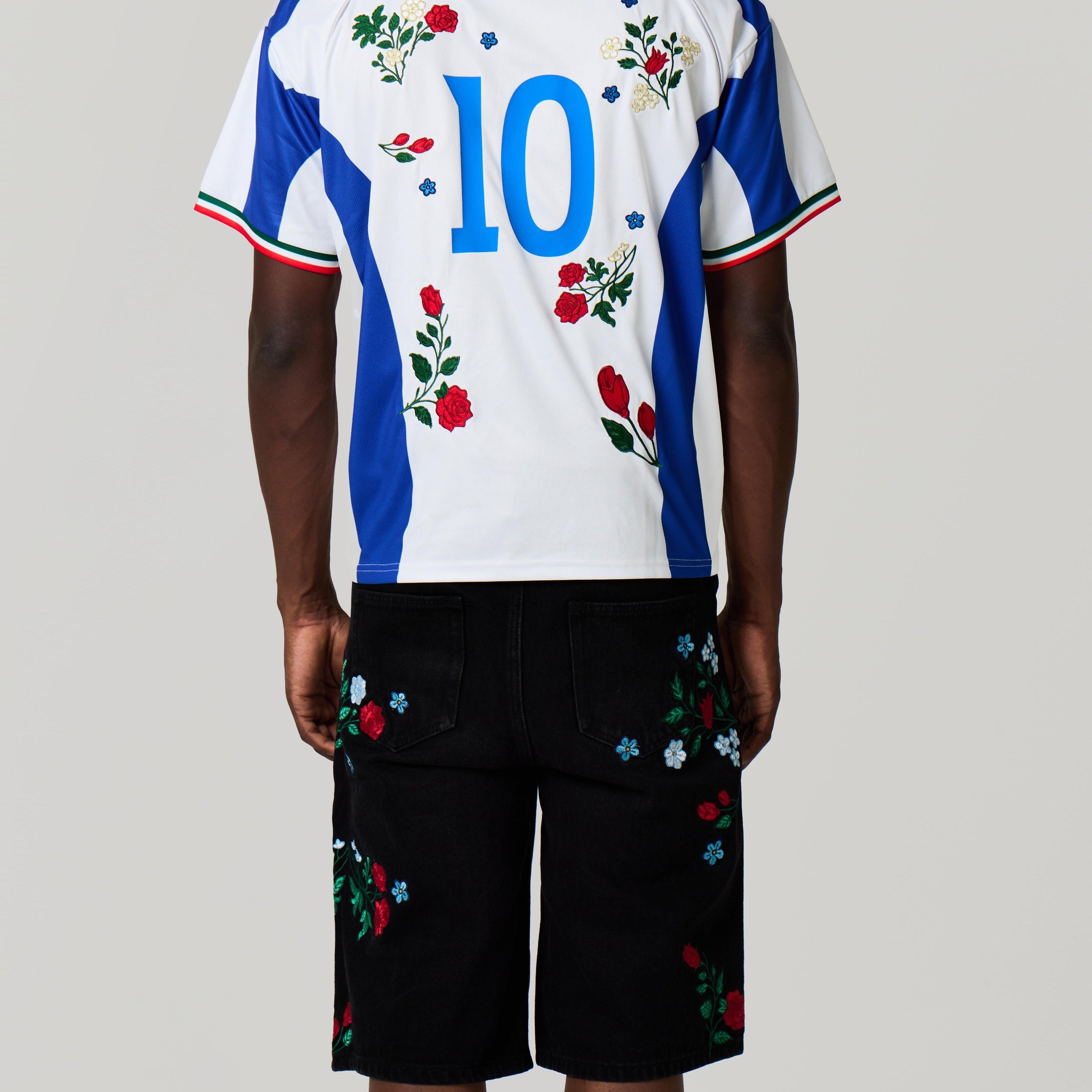 ITALY EMBROIDERED JORTS
