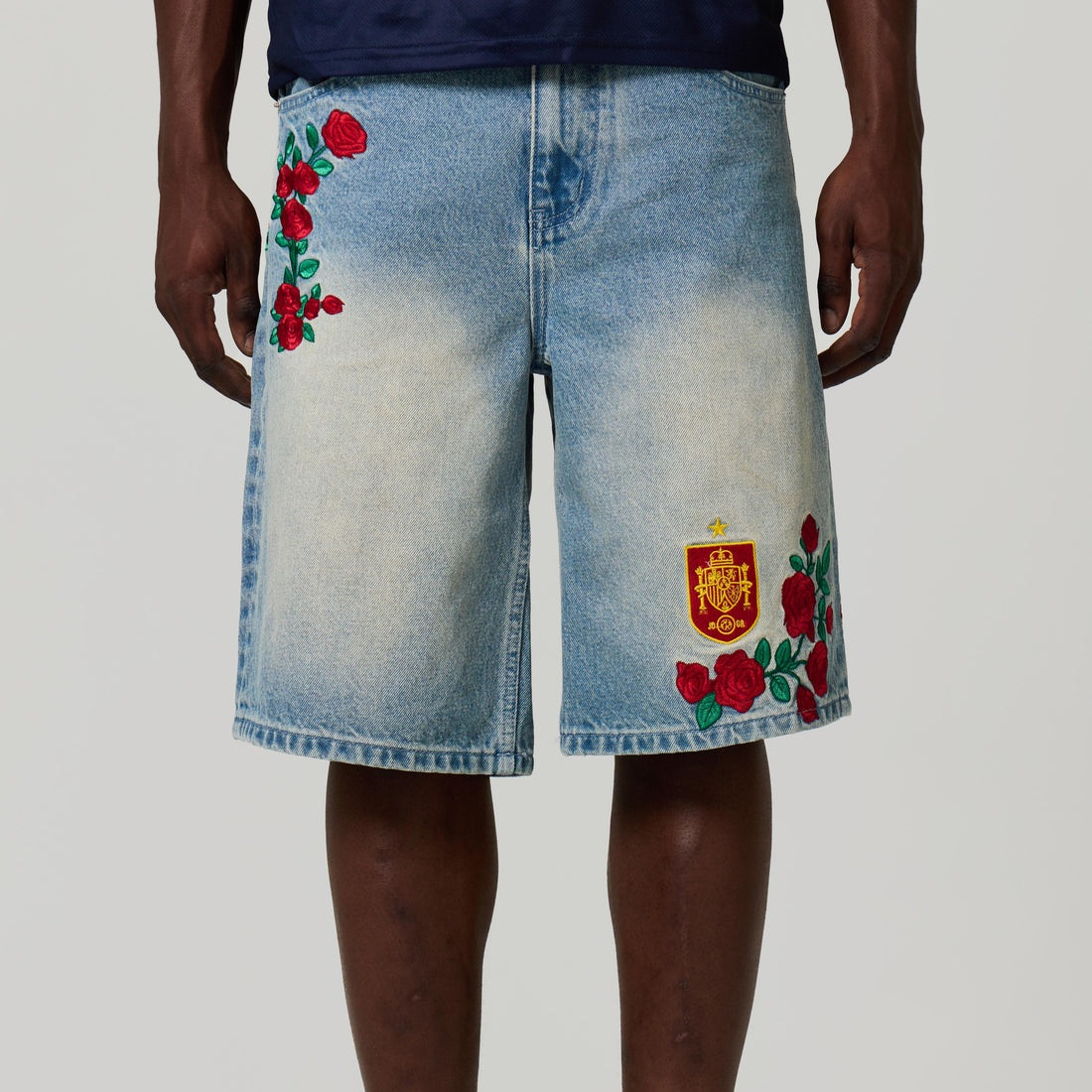 SPAIN EMBROIDERED JORTS