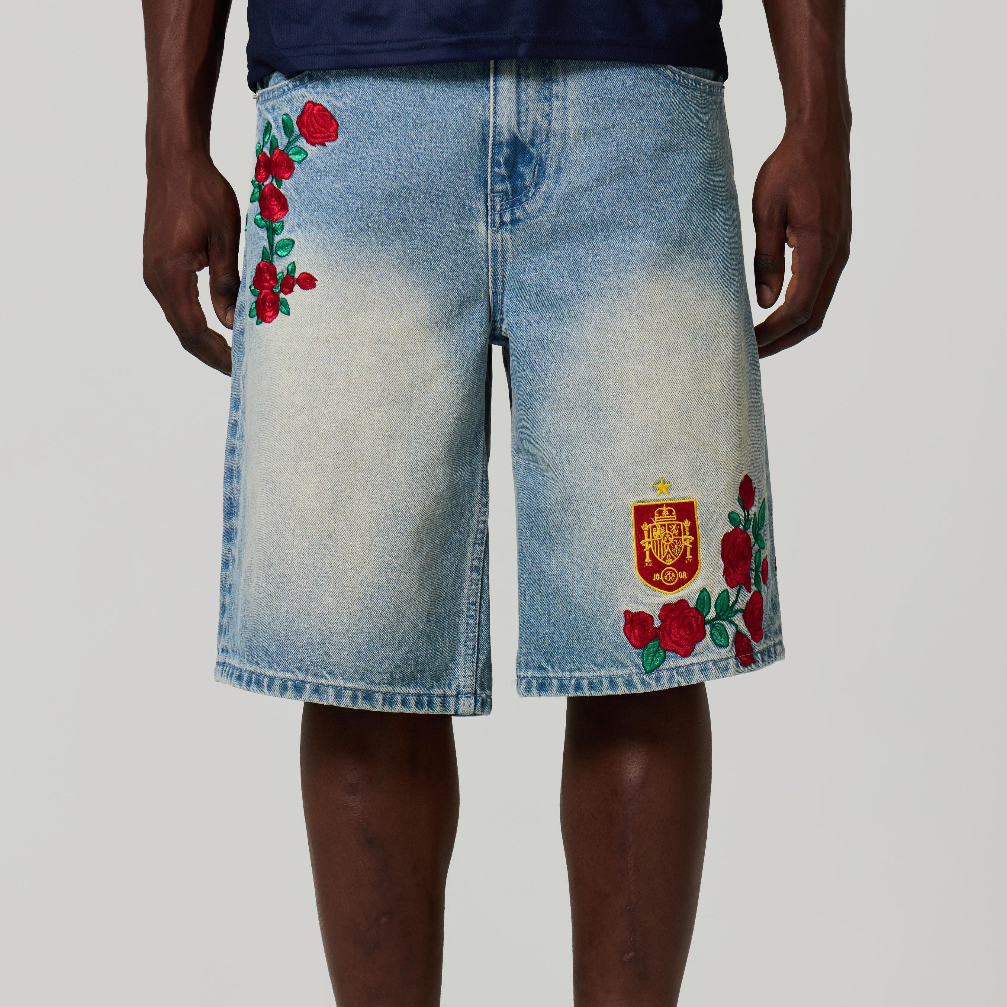 SPAIN EMBROIDERED JORTS