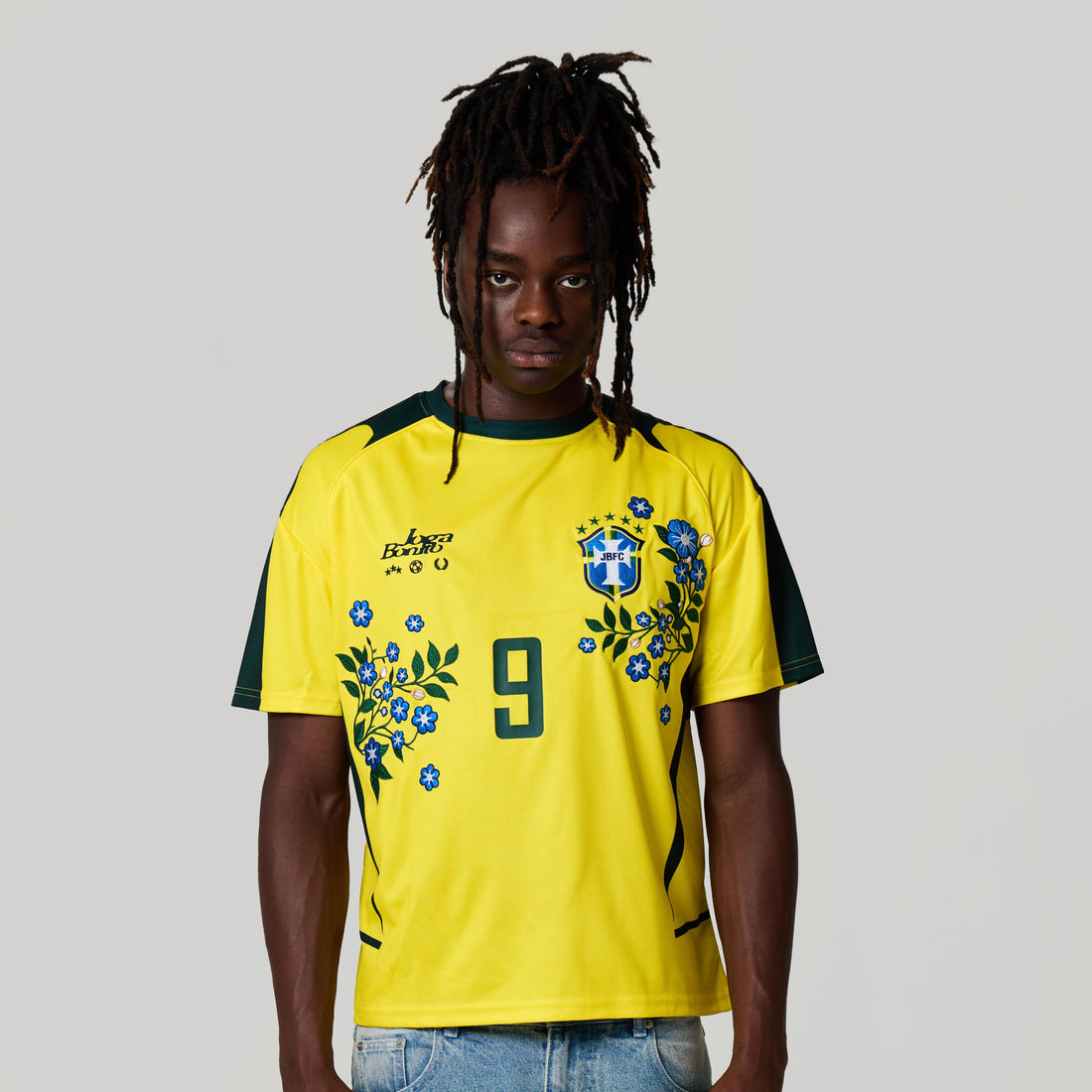 BRAZIL EMBROIDERED JERSEY