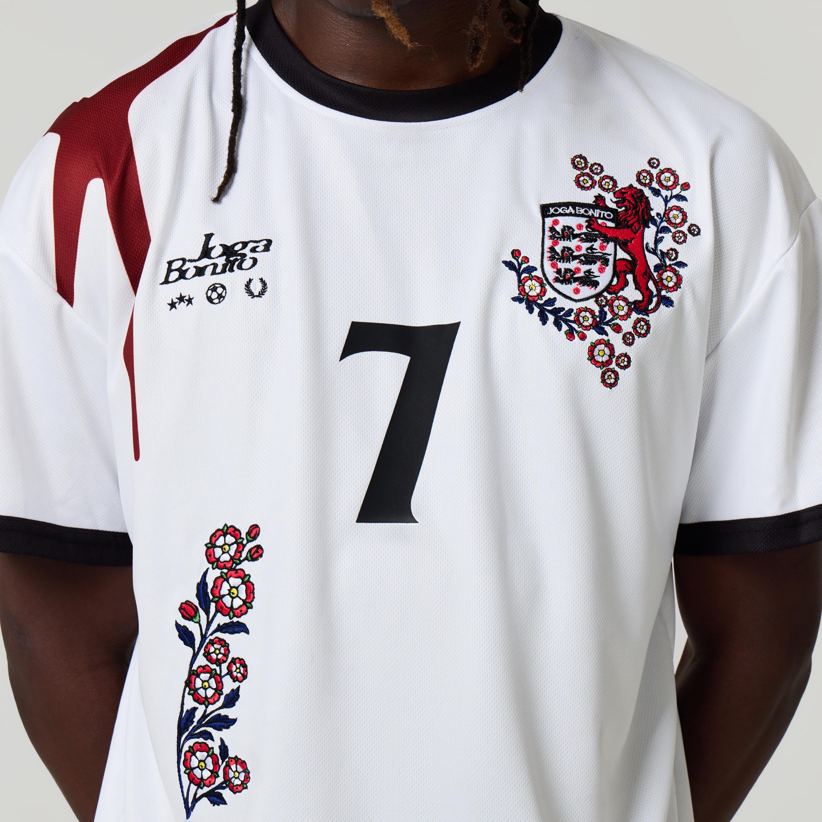 ENGLAND EMBROIDERED JERSEY