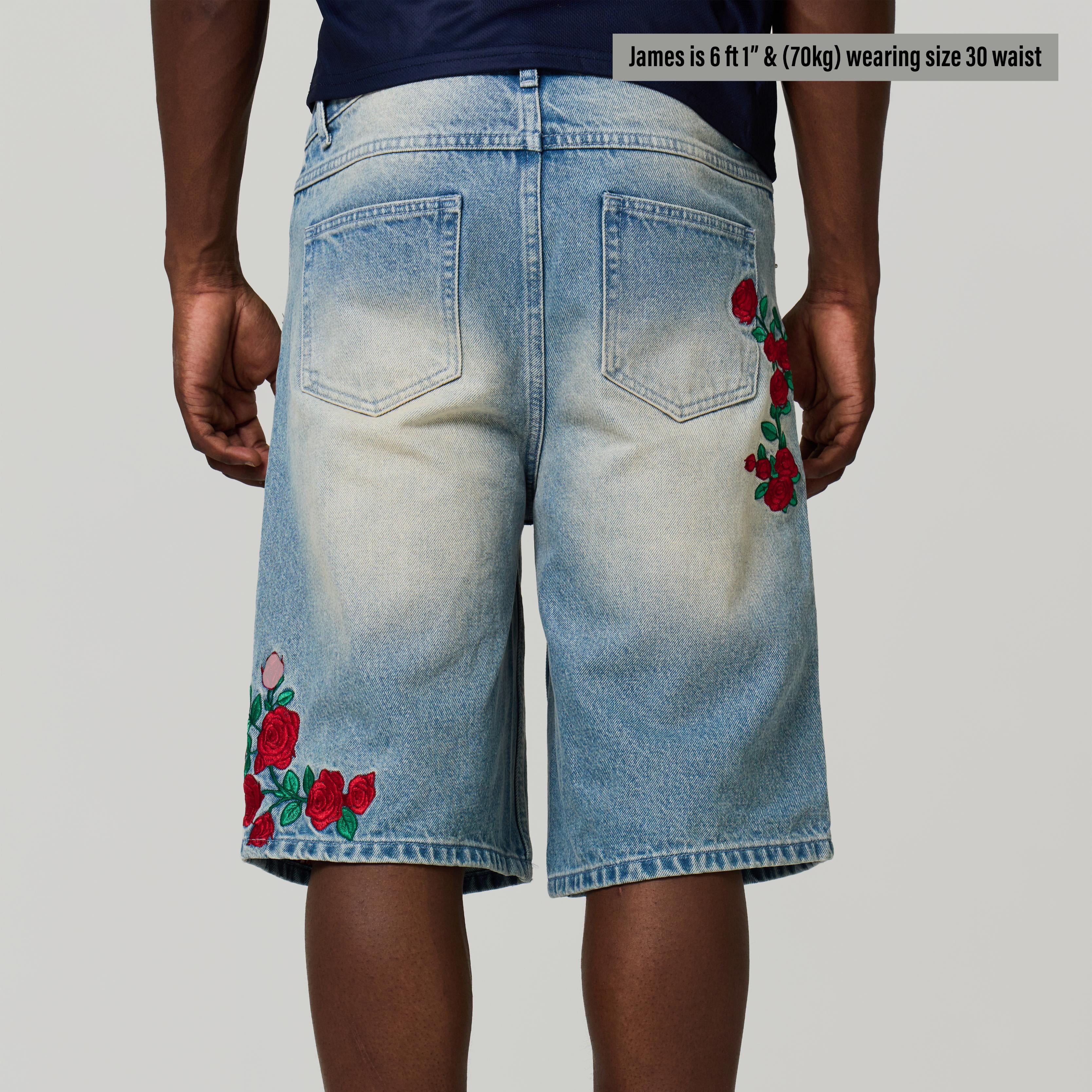 SPAIN EMBROIDERED JORTS