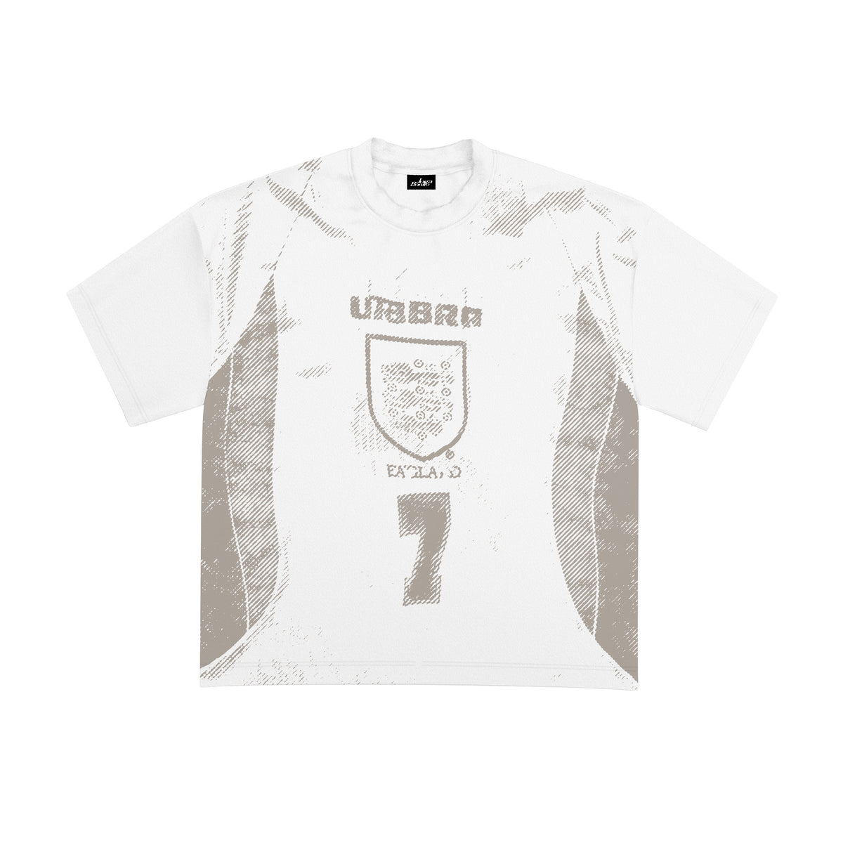 T-shirt Homme Fiammata Personnalisable - Modèle Beckham En Coton Flammé Blanc - Fabriqué En Italie