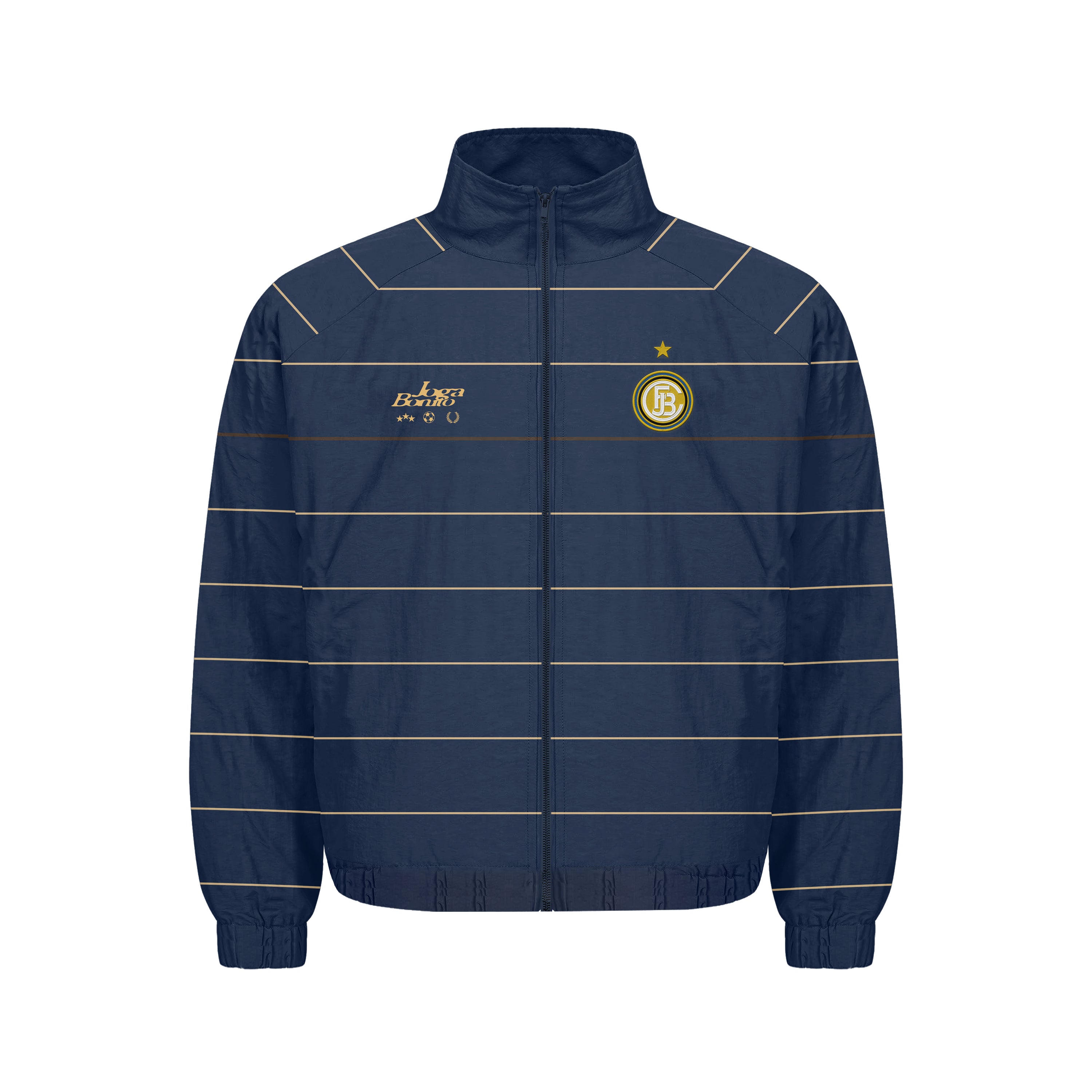 OLYMPIA TRACK JACKET -- NAVY BLUE