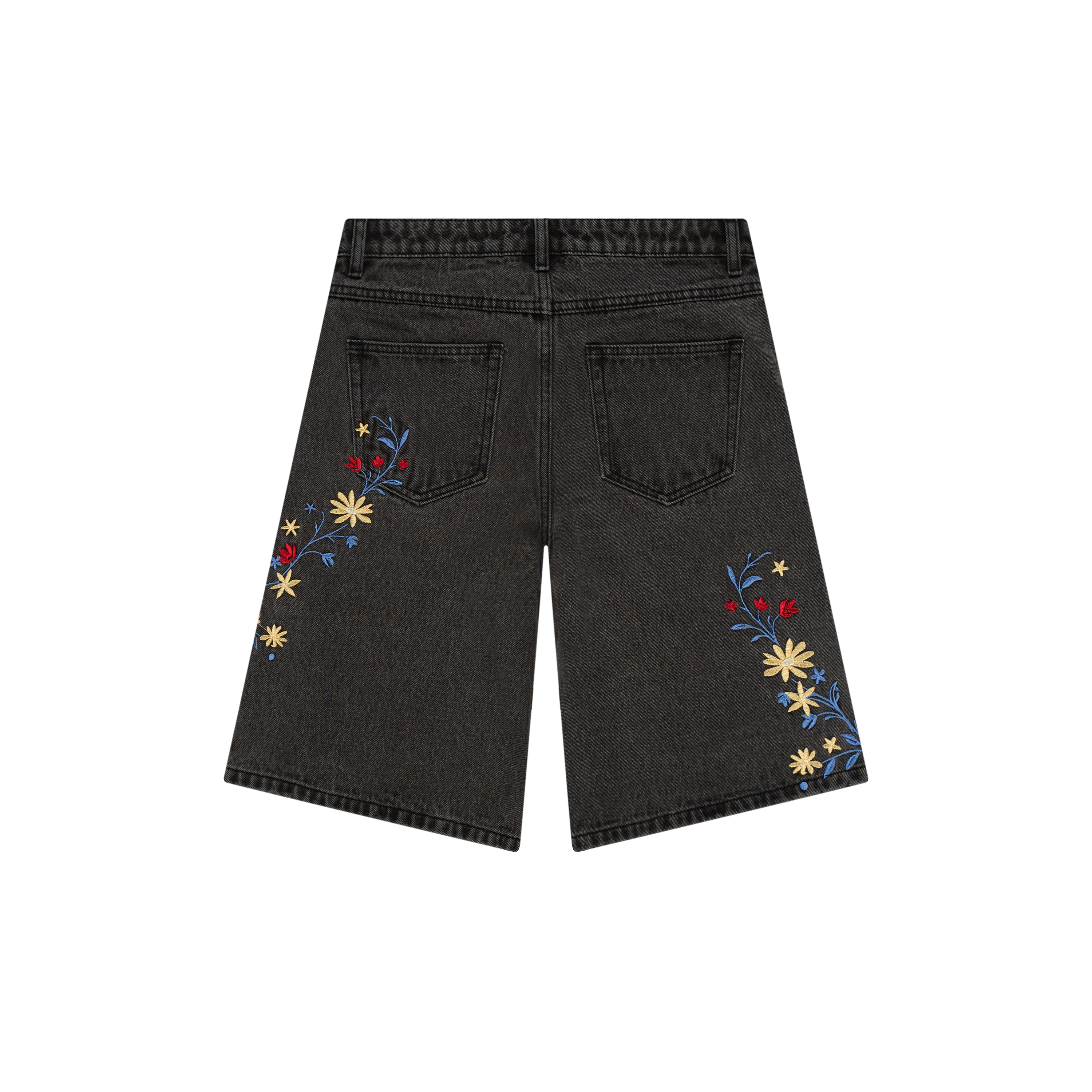 FRANCE EMBROIDERED JORTS