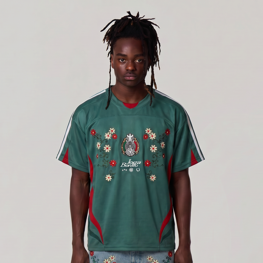 MEXICO EMBROIDERED JERSEY