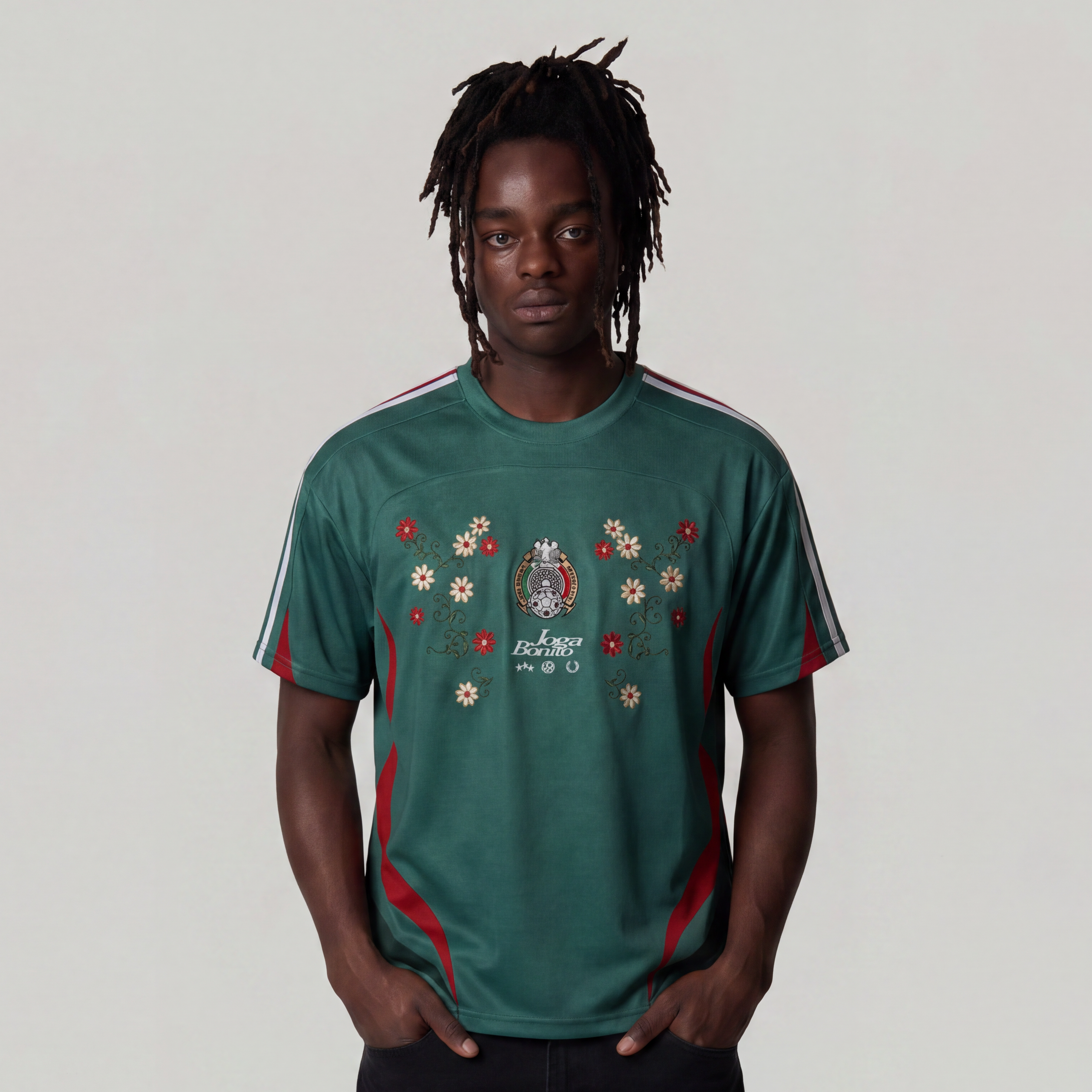 MEXICO EMBROIDERED JERSEY