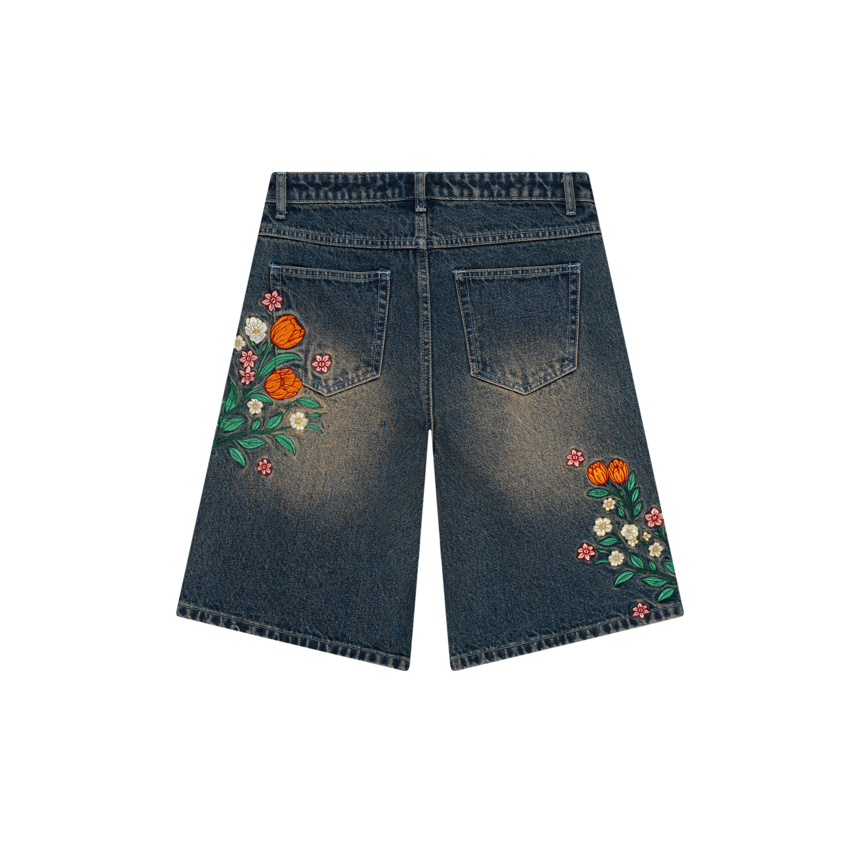 NETHERLANDS EMBROIDERED JORTS