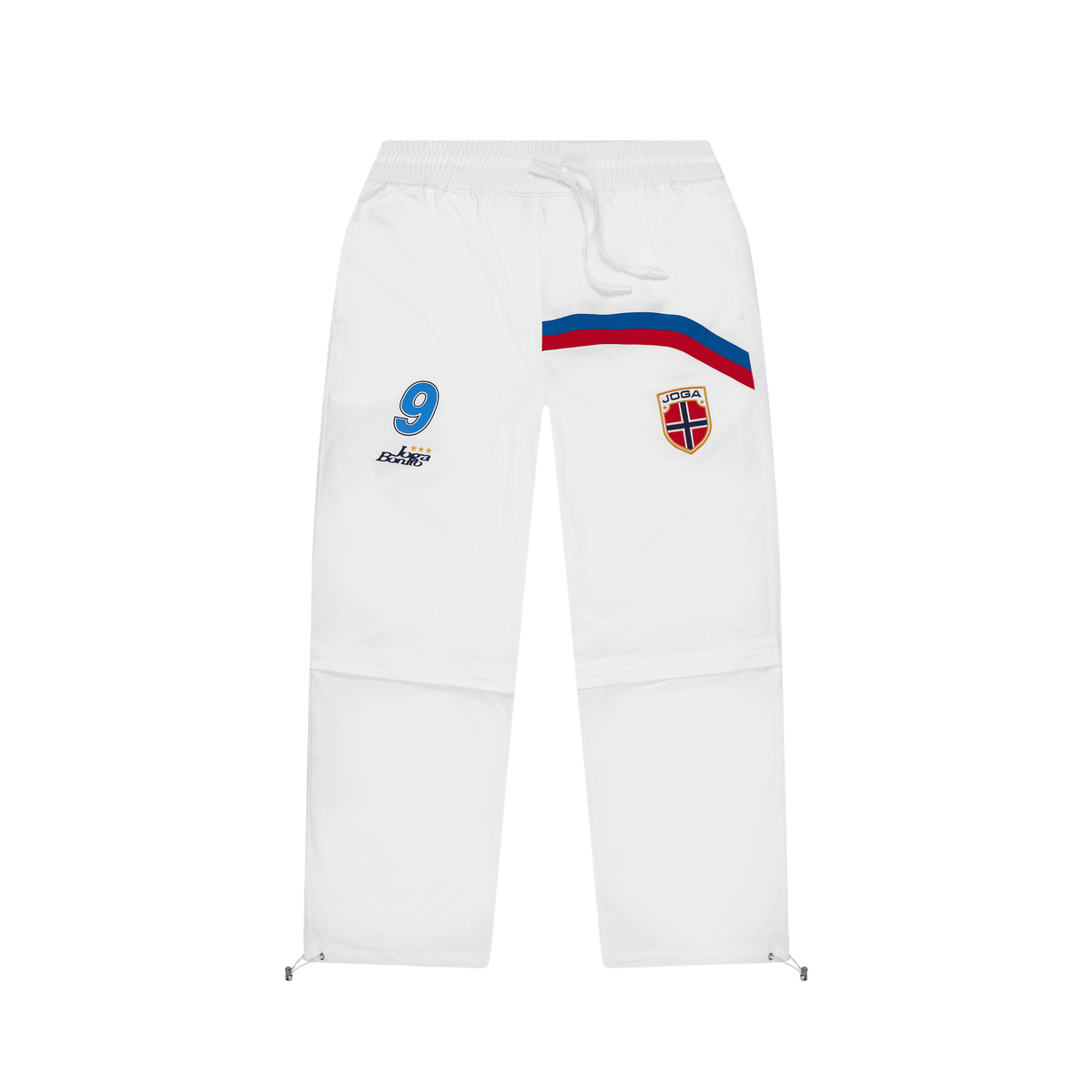 Joga Bonito Trackpant (White / Red / Blue)