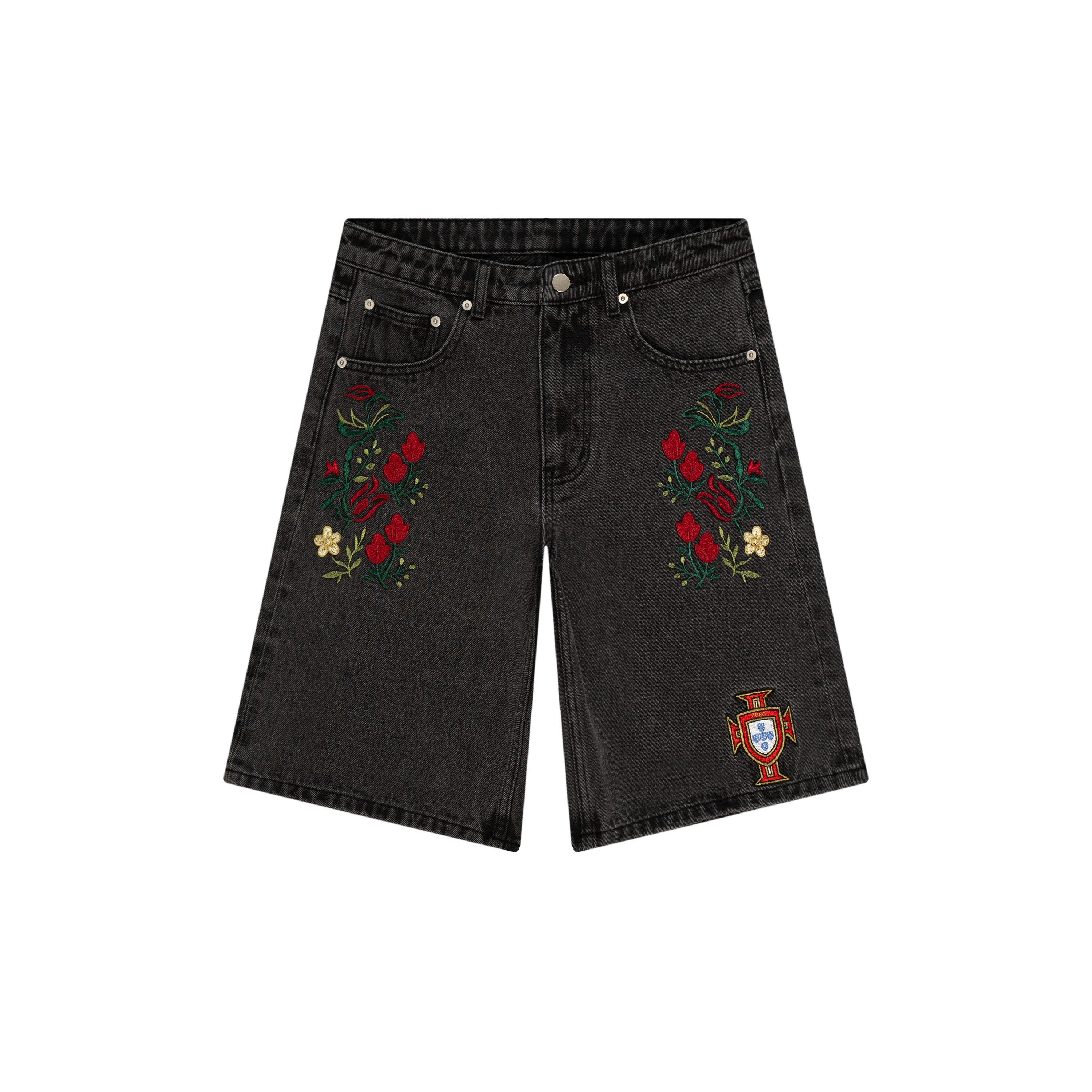 PORTUGAL EMBROIDERED JORTS